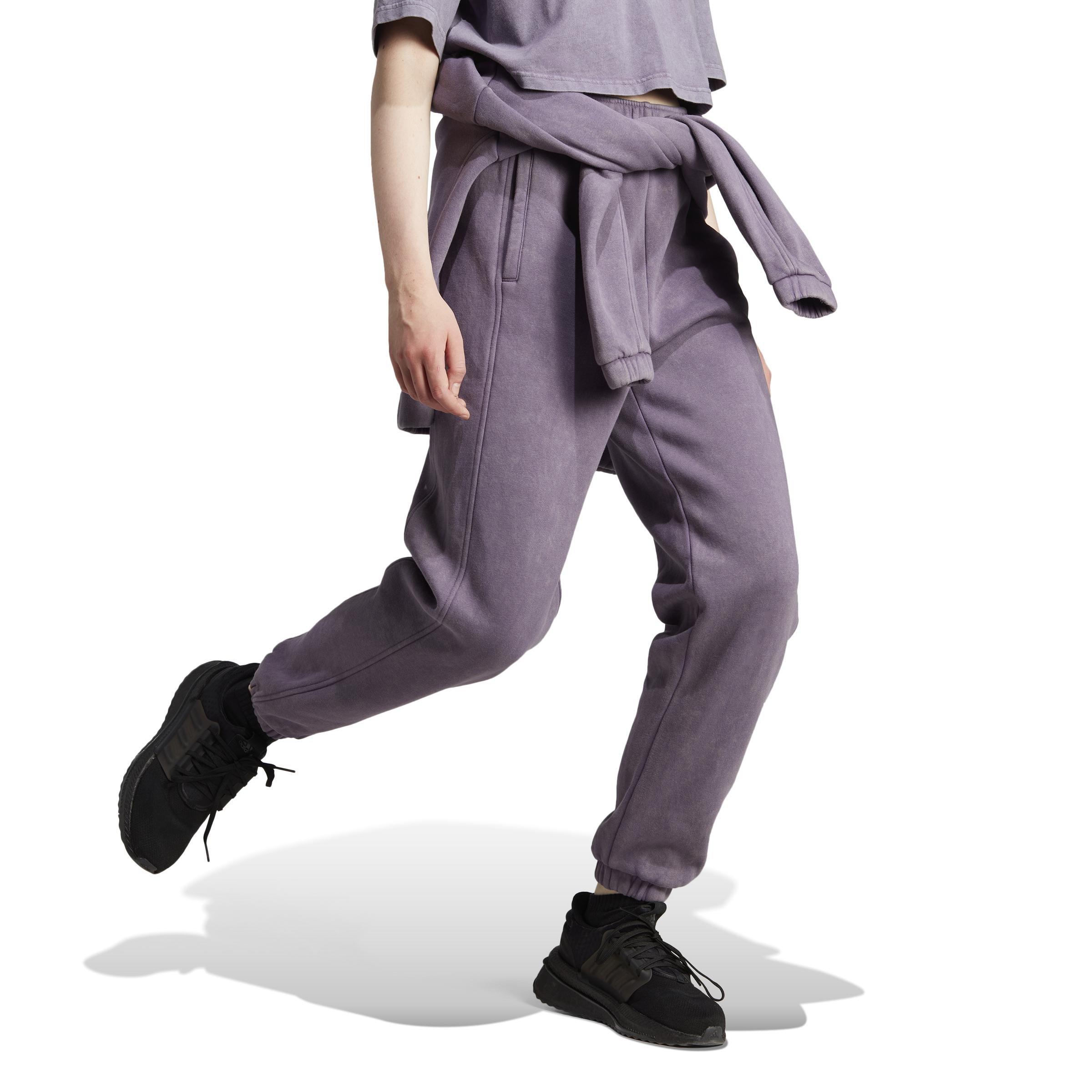 All Szn Fleece Washed Joggers, Purple, , large image number 0