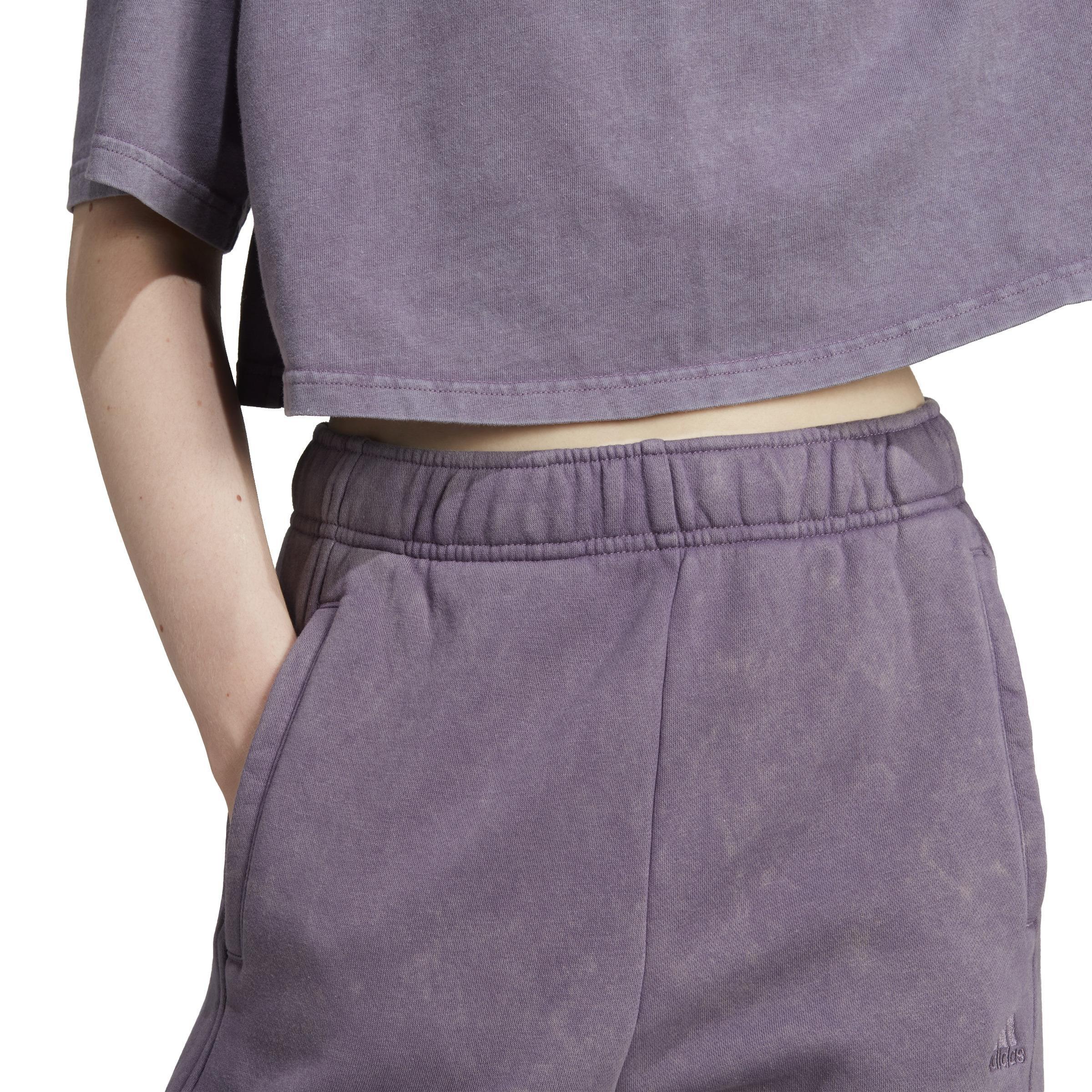All Szn Fleece Washed Joggers, Purple, , large image number 5