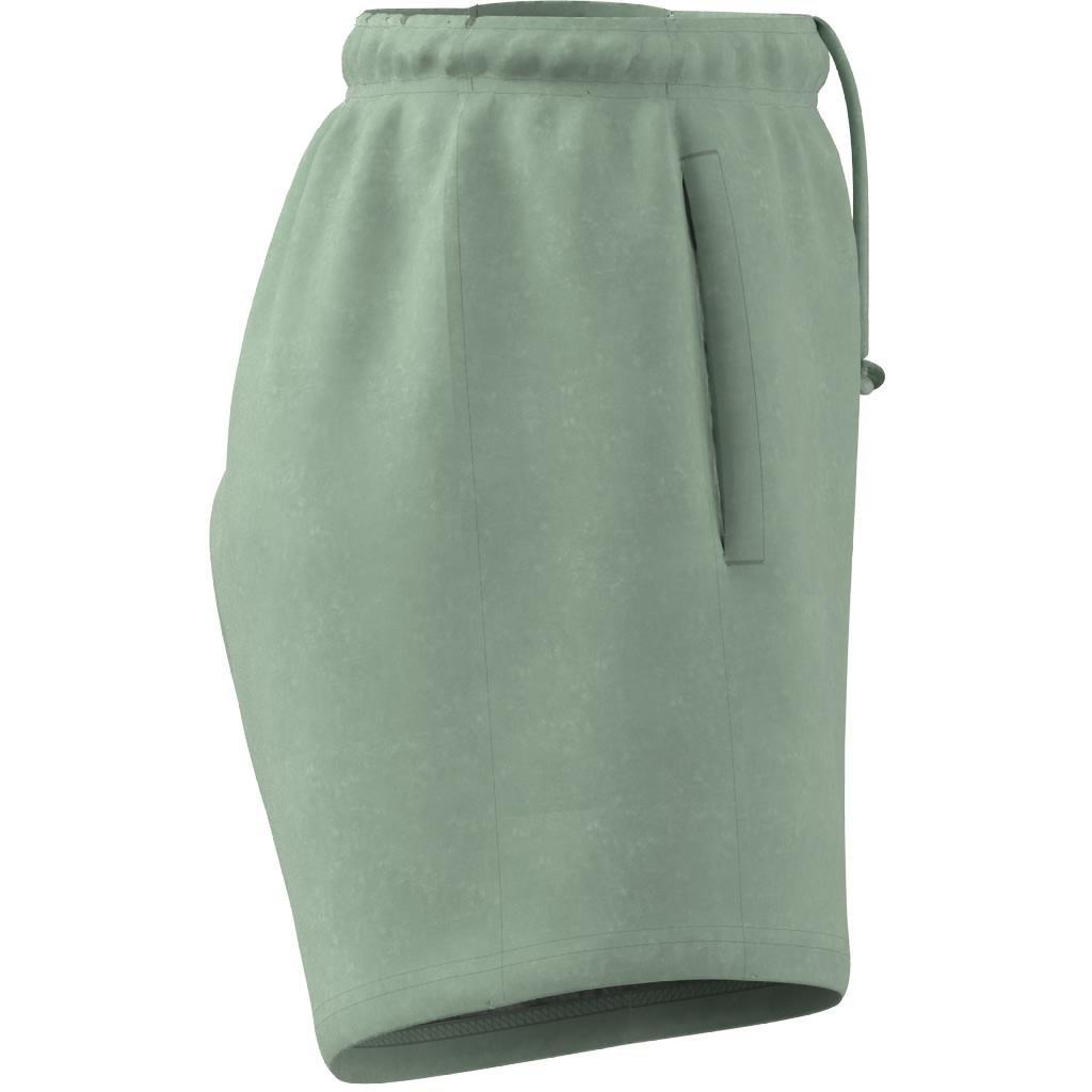 All Szn Fleece Washed Shorts, Green, , large image number 5