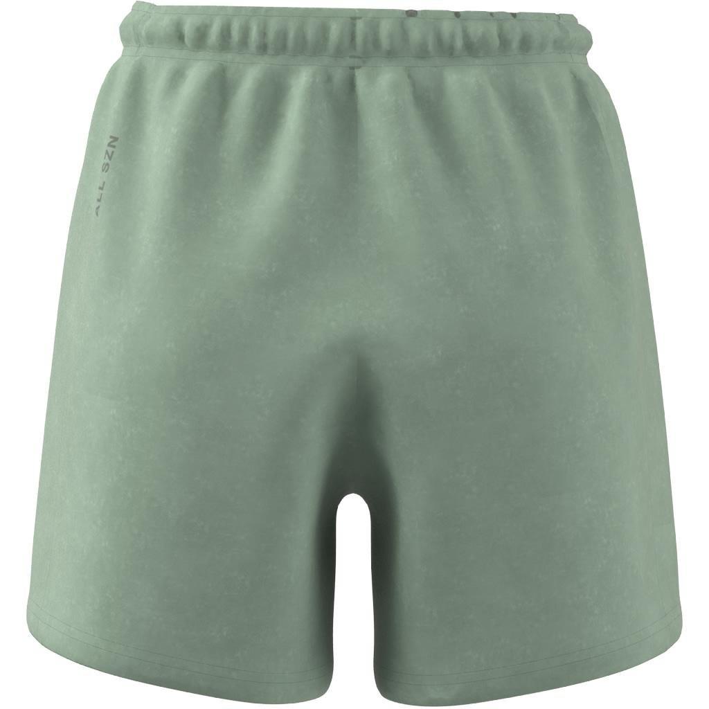 All Szn Fleece Washed Shorts, Green, , large image number 6