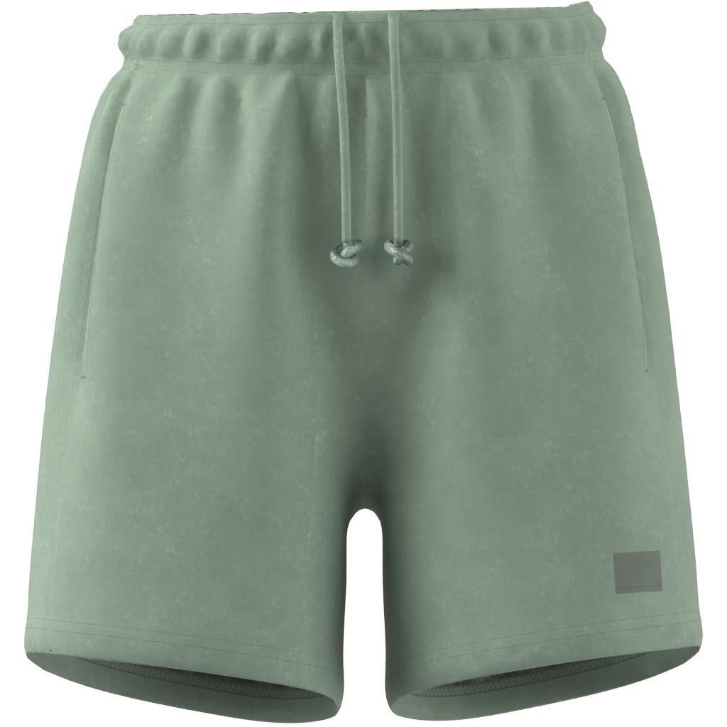 All Szn Fleece Washed Shorts, Green, , large image number 8