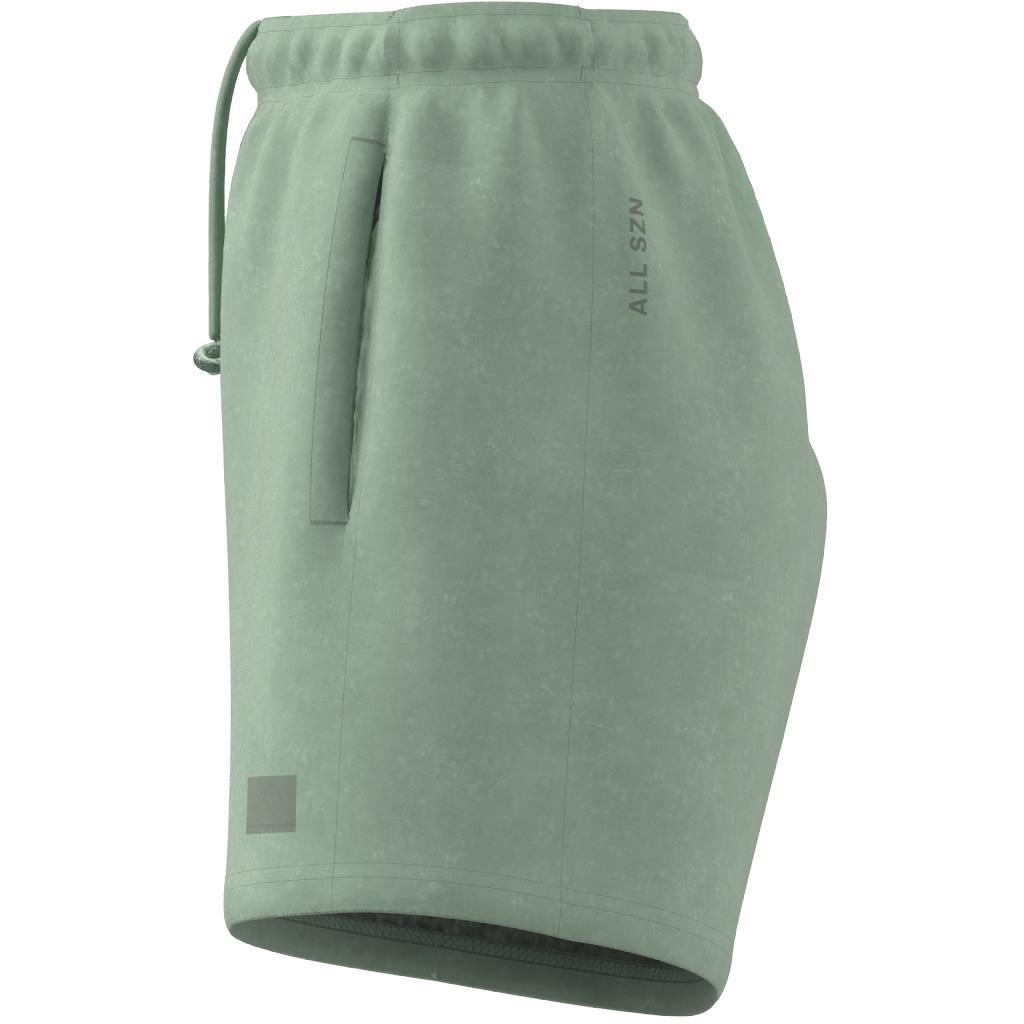 All Szn Fleece Washed Shorts, Green, , large image number 14