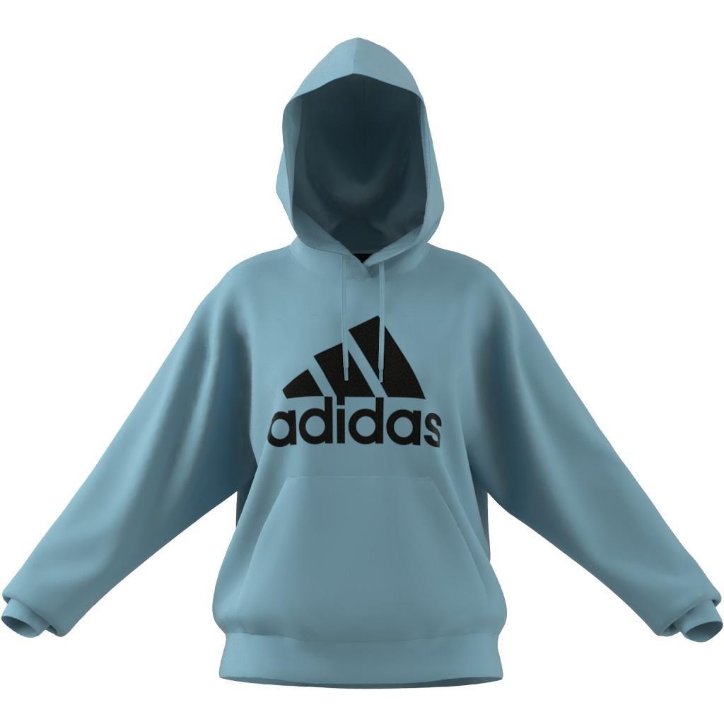 Essentials Big Logo Oversized French Terry Hoodie, Turquoise, , large image number 10