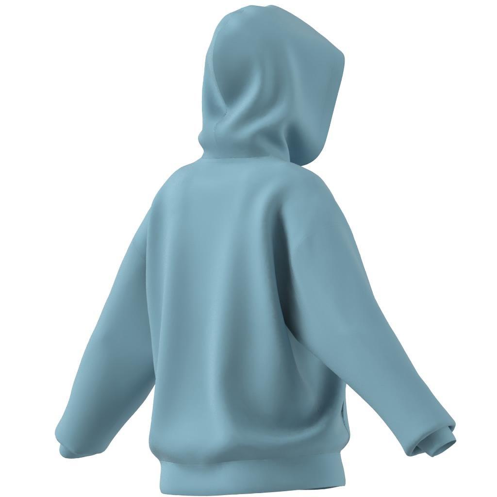 Essentials Big Logo Oversized French Terry Hoodie, Turquoise, , large image number 11