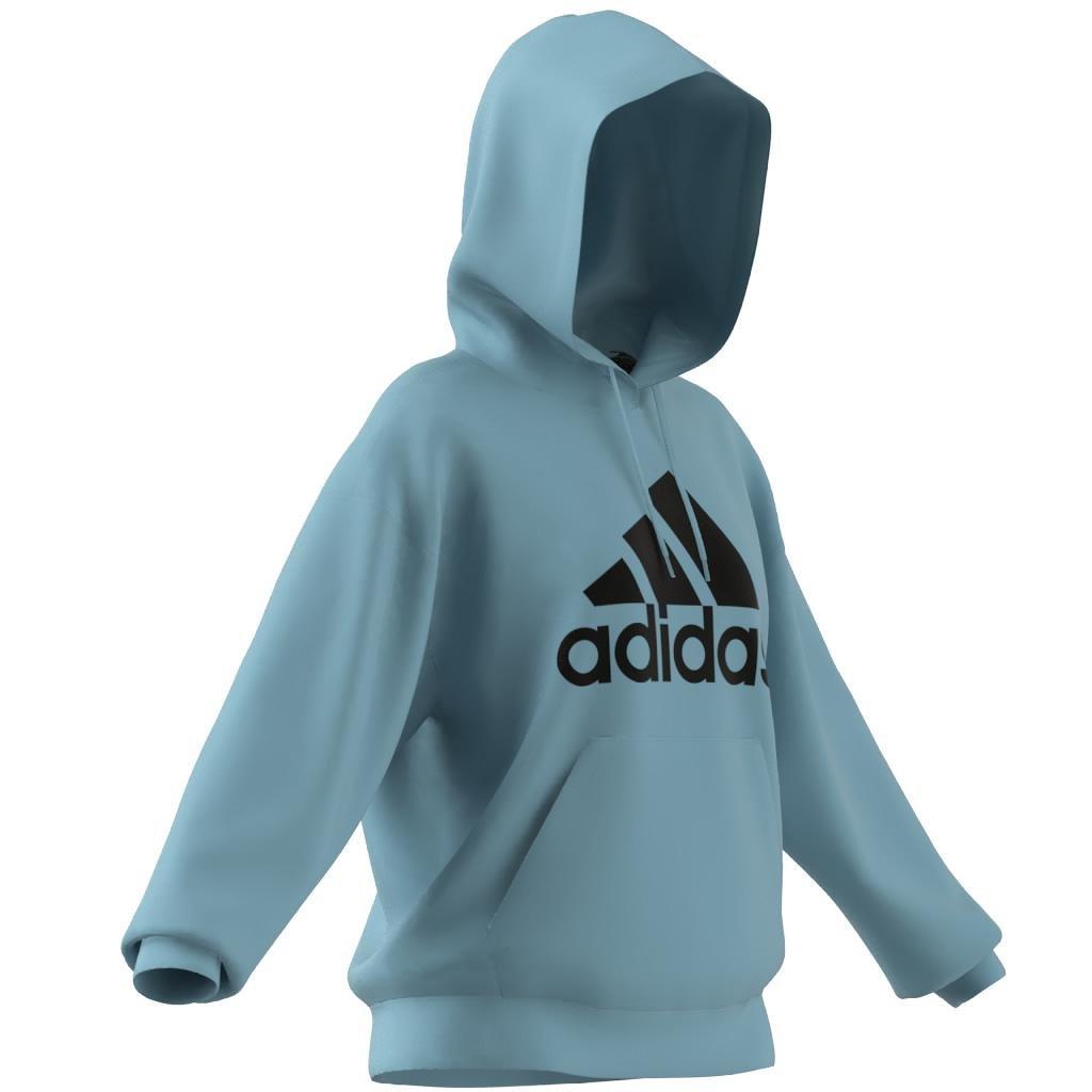 Essentials Big Logo Oversized French Terry Hoodie, Turquoise, , large image number 12