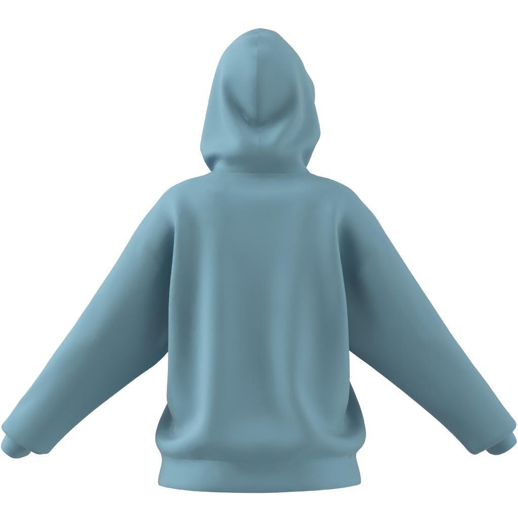 Essentials Big Logo Oversized French Terry Hoodie, Turquoise, , large image number 13
