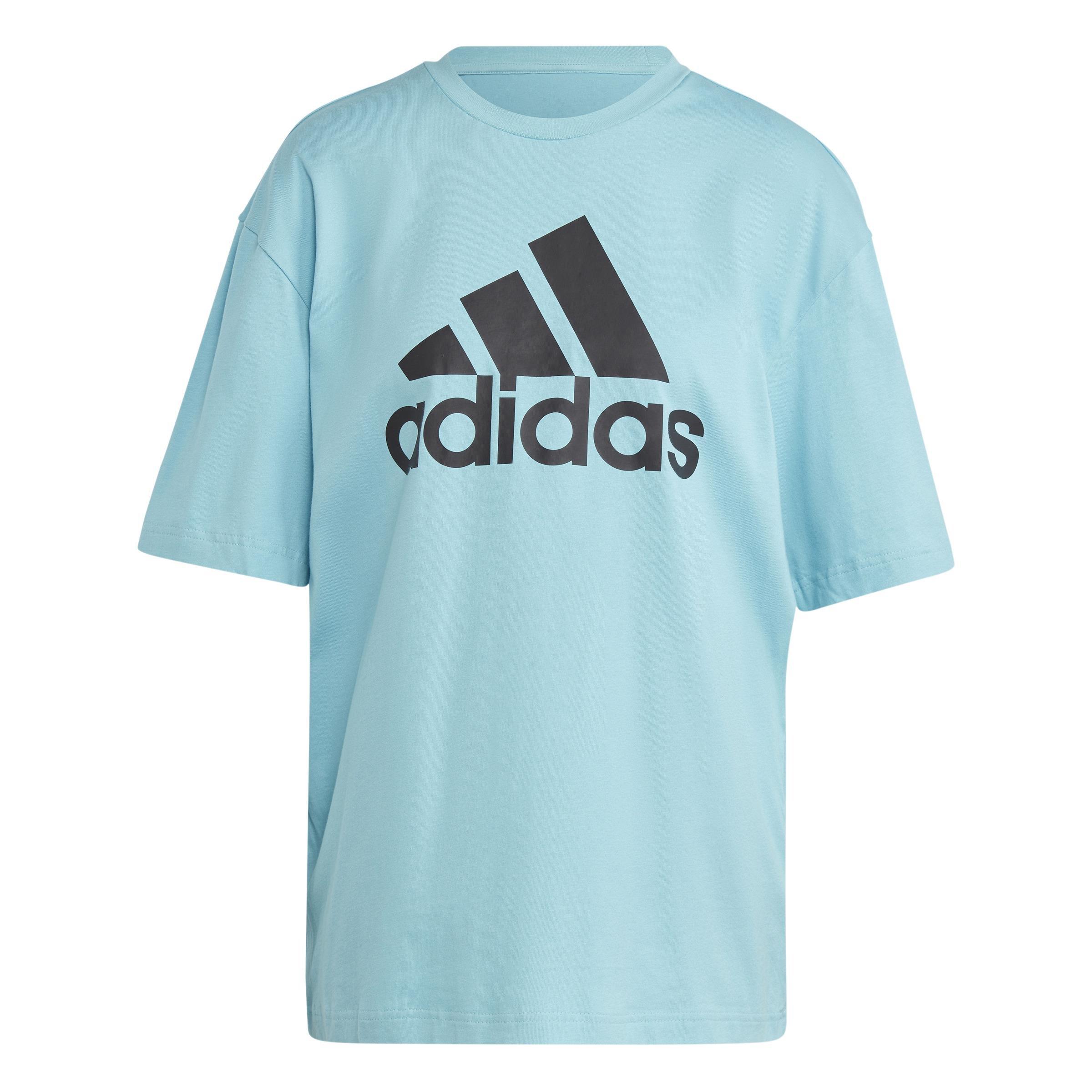 Essentials Big Logo Boyfriend T-Shirt, Turquoise, , large image number 1
