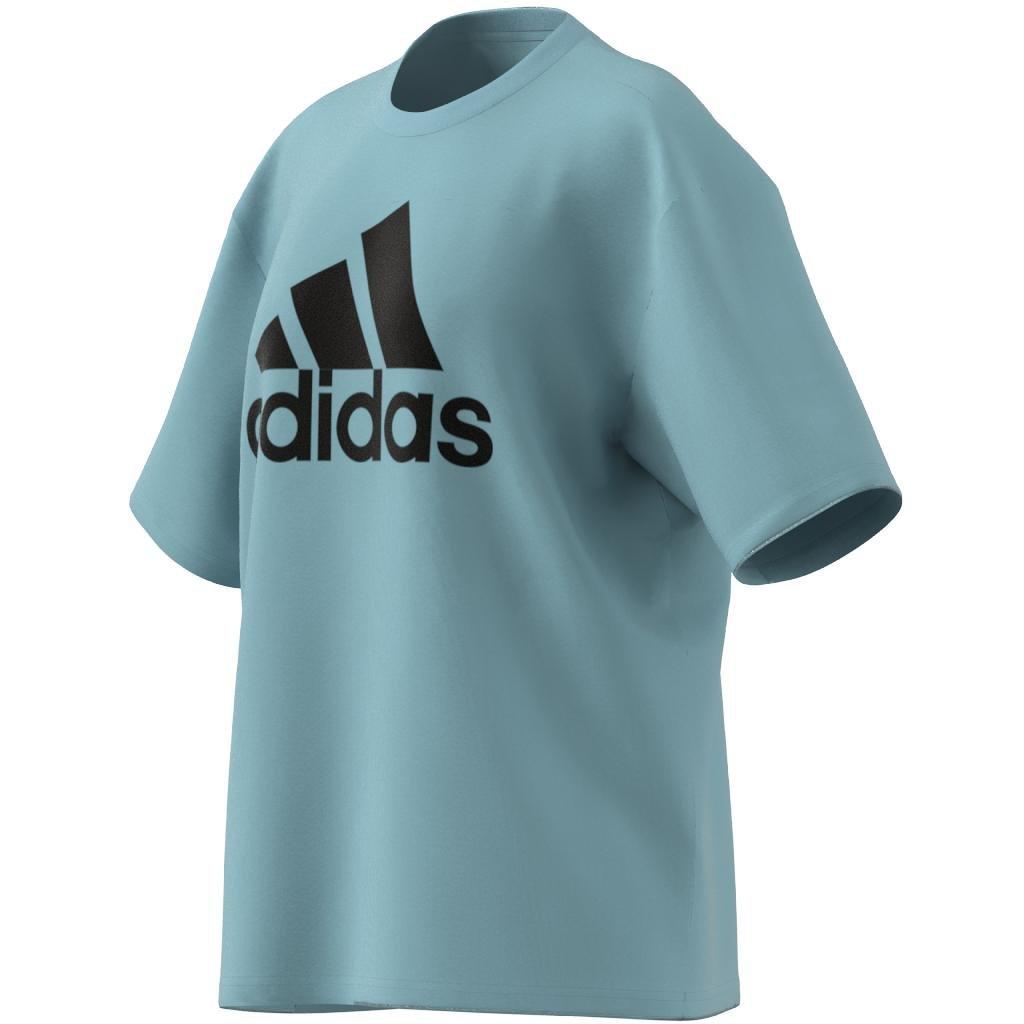 Essentials Big Logo Boyfriend T-Shirt, Turquoise, , large image number 7