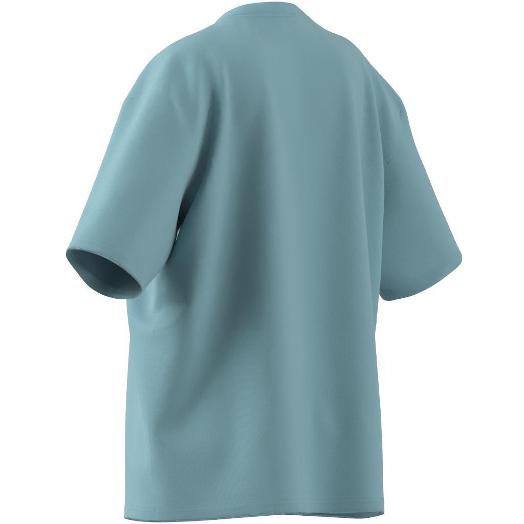 Essentials Big Logo Boyfriend T-Shirt, Turquoise, , large image number 8