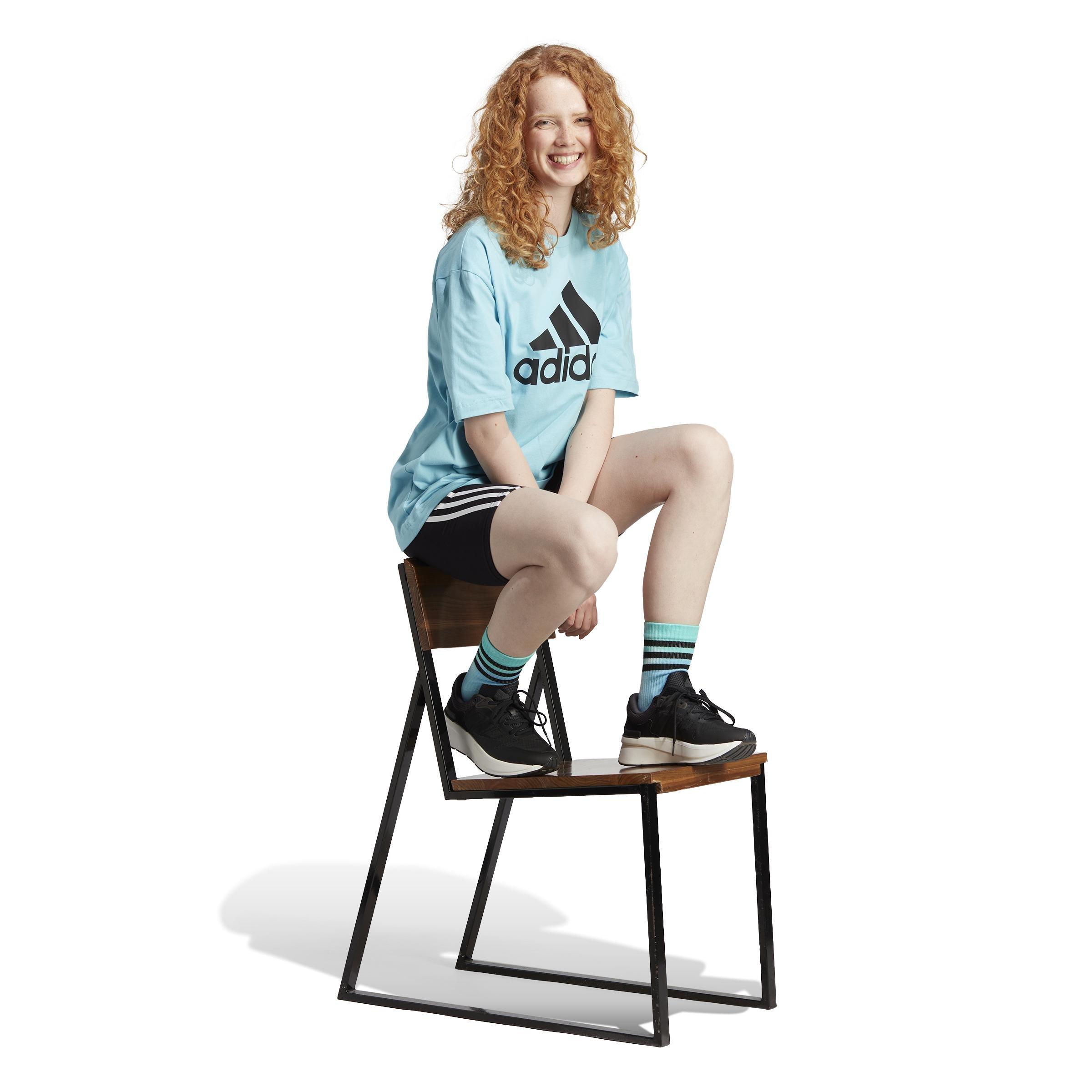 Essentials Big Logo Boyfriend T-Shirt, Turquoise, , large image number 12