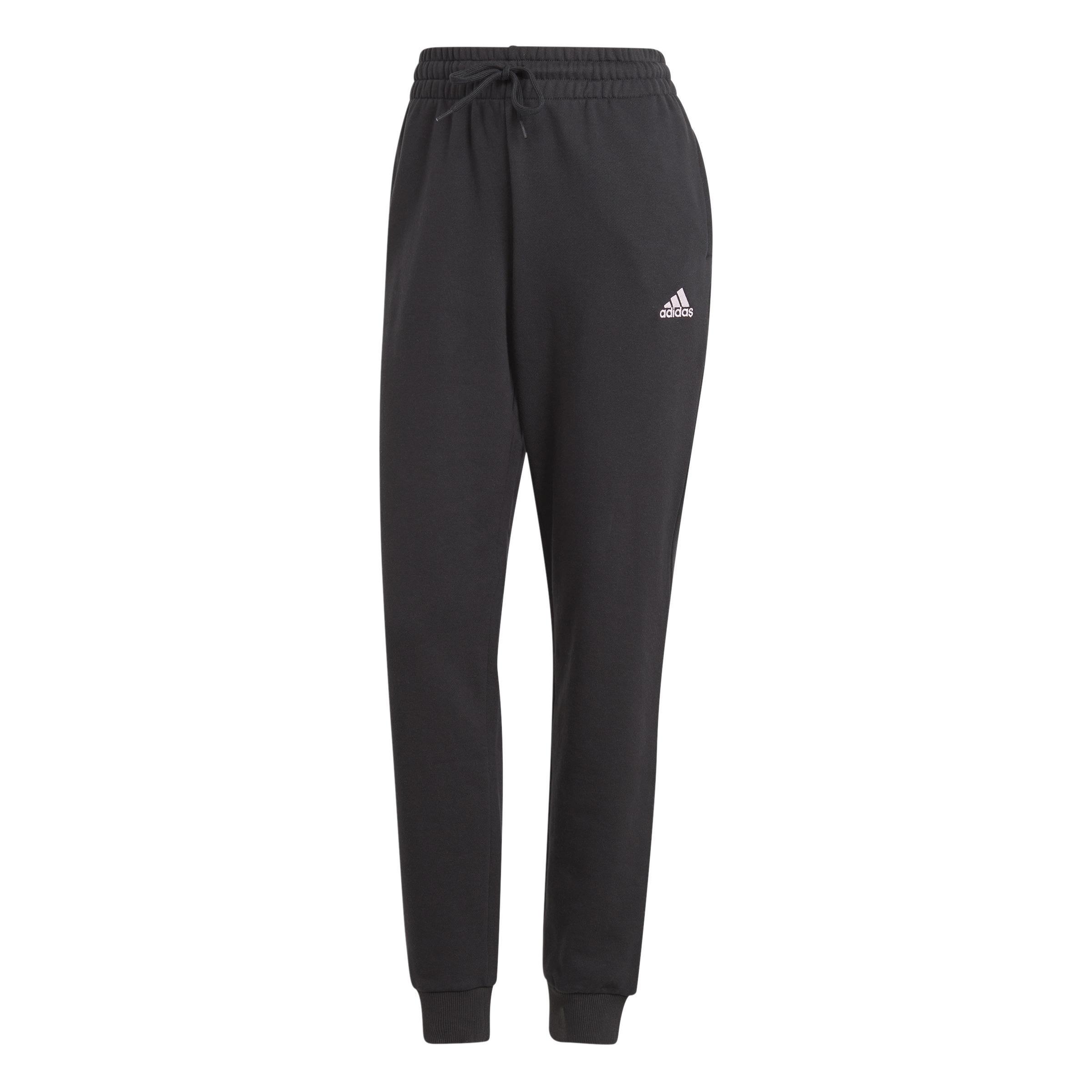 Essentials Linear French Terry Cuffed Joggers, Black, , large image number 1