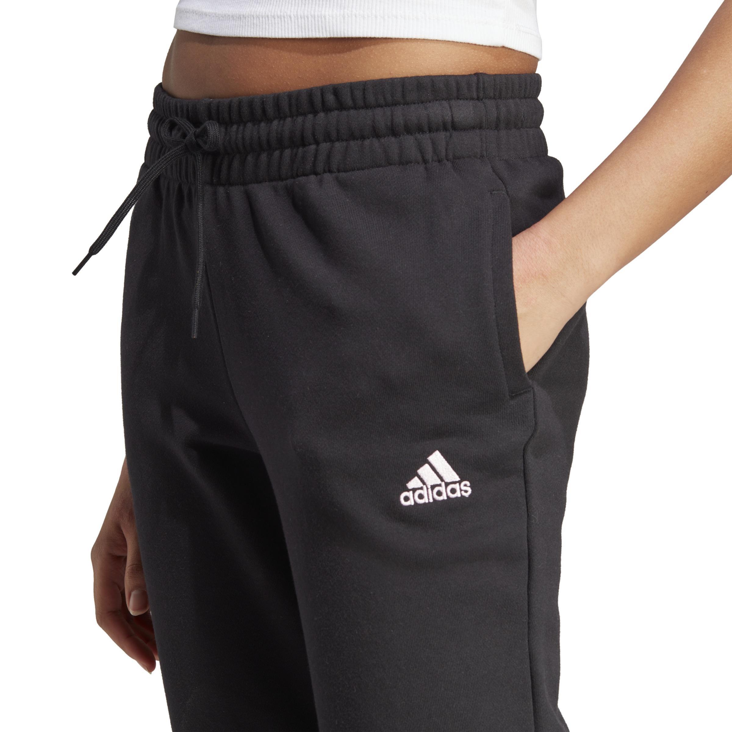 Essentials Linear French Terry Cuffed Joggers, Black, , large image number 4