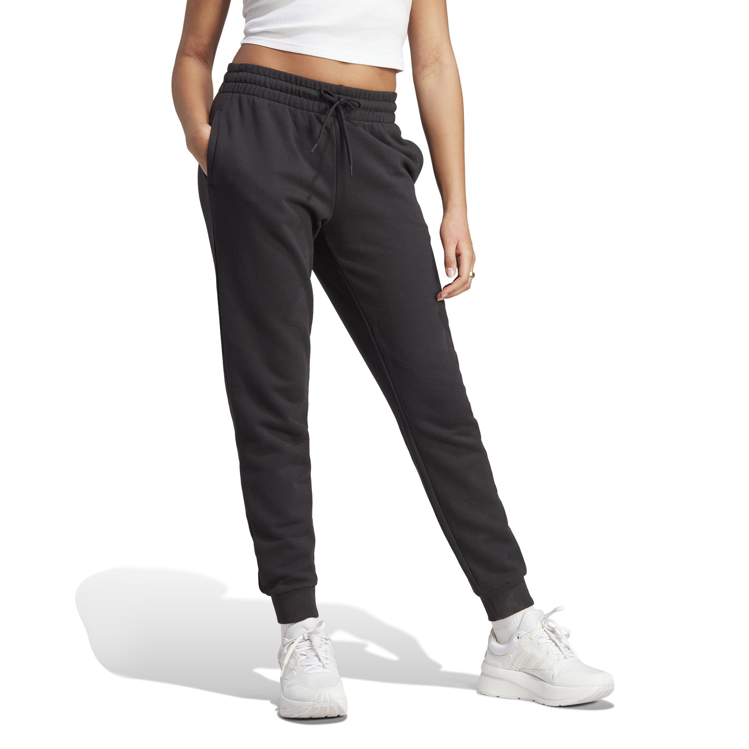 Essentials Linear French Terry Cuffed Joggers, Black, , large image number 7