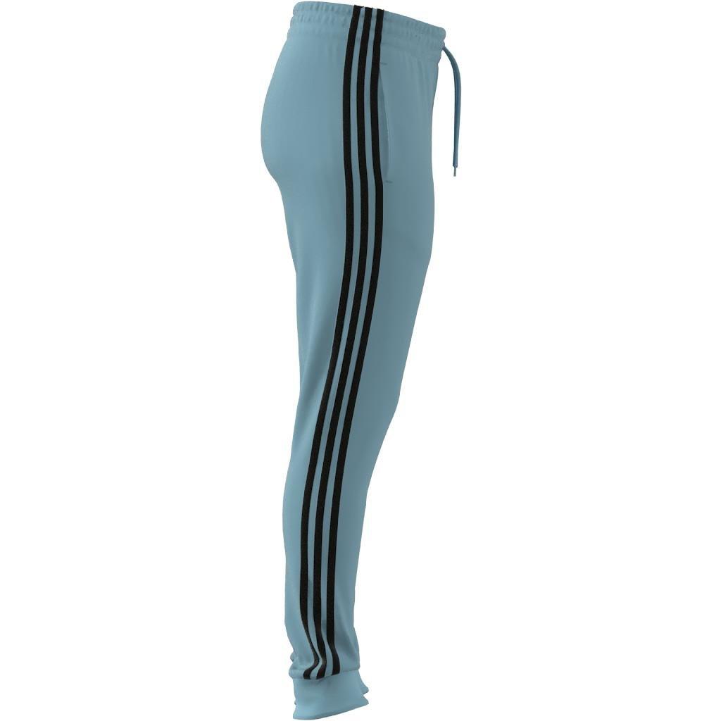 Essentials 3-Stripes French Terry Cuffed Joggers, Turquoise, , large image number 11