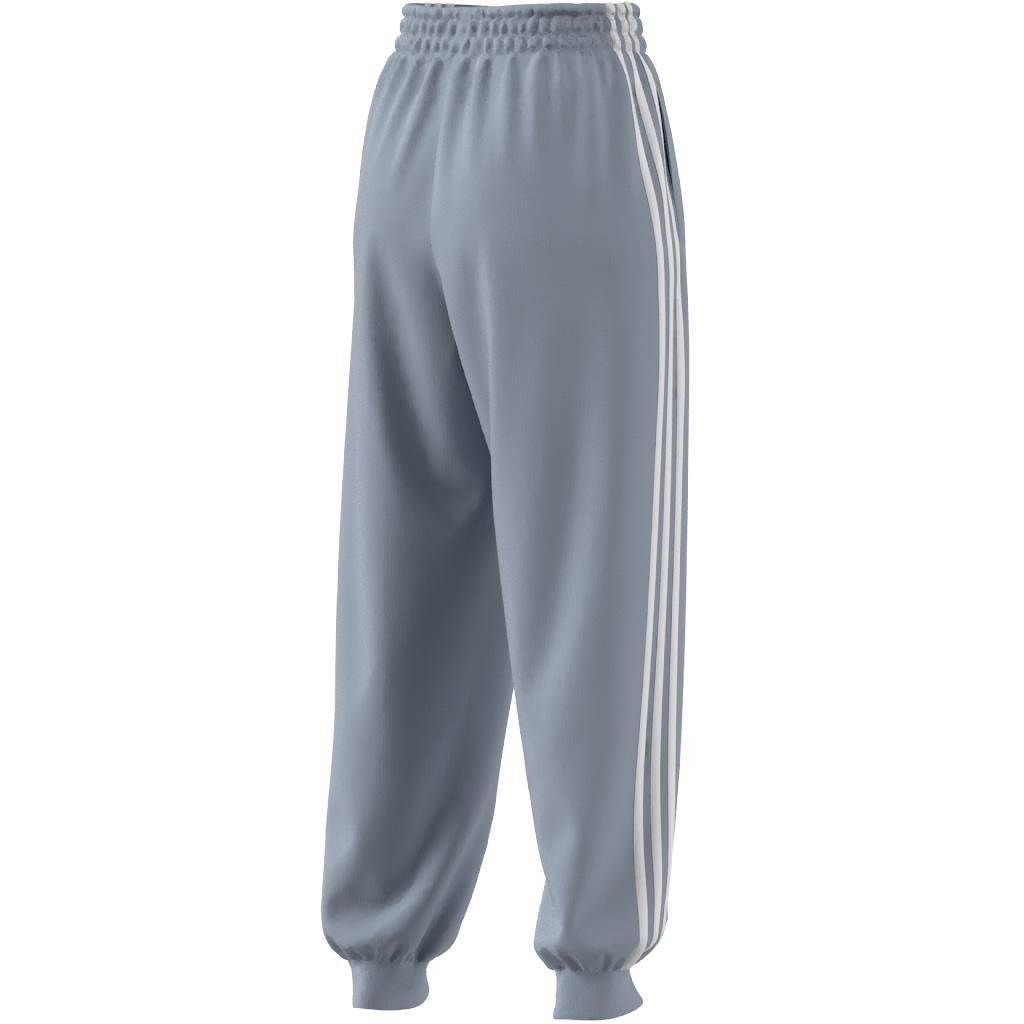 Essentials 3-Stripes French Terry Loose-Fit Joggers, Blue, A901_ONE, large image number 8