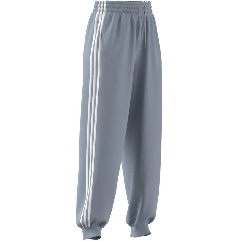 Essentials 3-Stripes French Terry Loose-Fit Joggers, Blue, A901_ONE, large image number 10