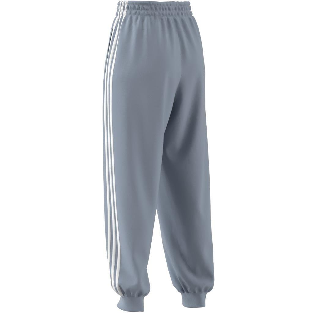 Essentials 3-Stripes French Terry Loose-Fit Joggers, Blue, A901_ONE, large image number 12