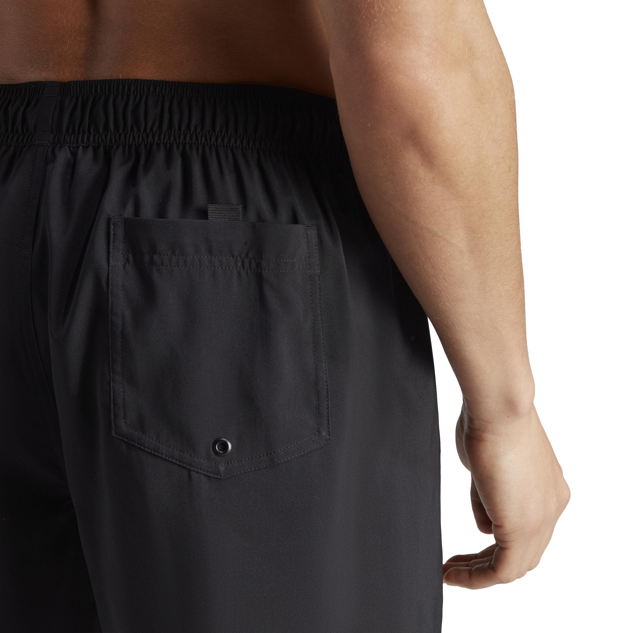 Printed Short-Length Swim Shorts, Black, A901_ONE, large image number 5