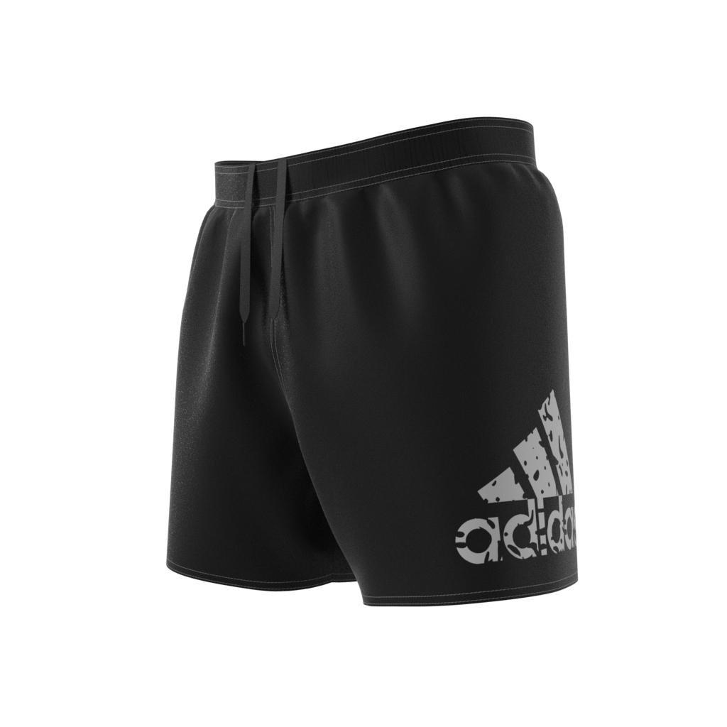 Printed Short-Length Swim Shorts, Black, A901_ONE, large image number 6