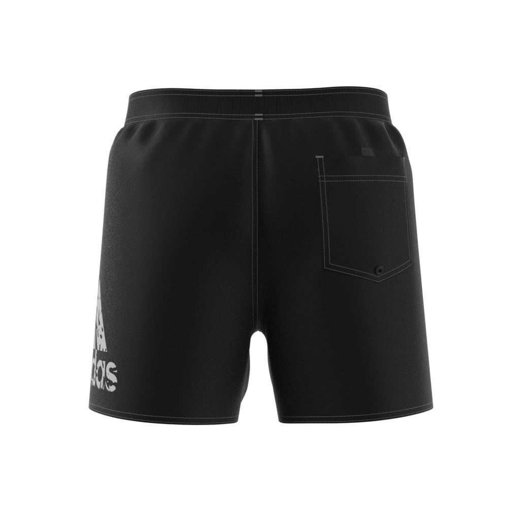 Printed Short-Length Swim Shorts, Black, A901_ONE, large image number 10