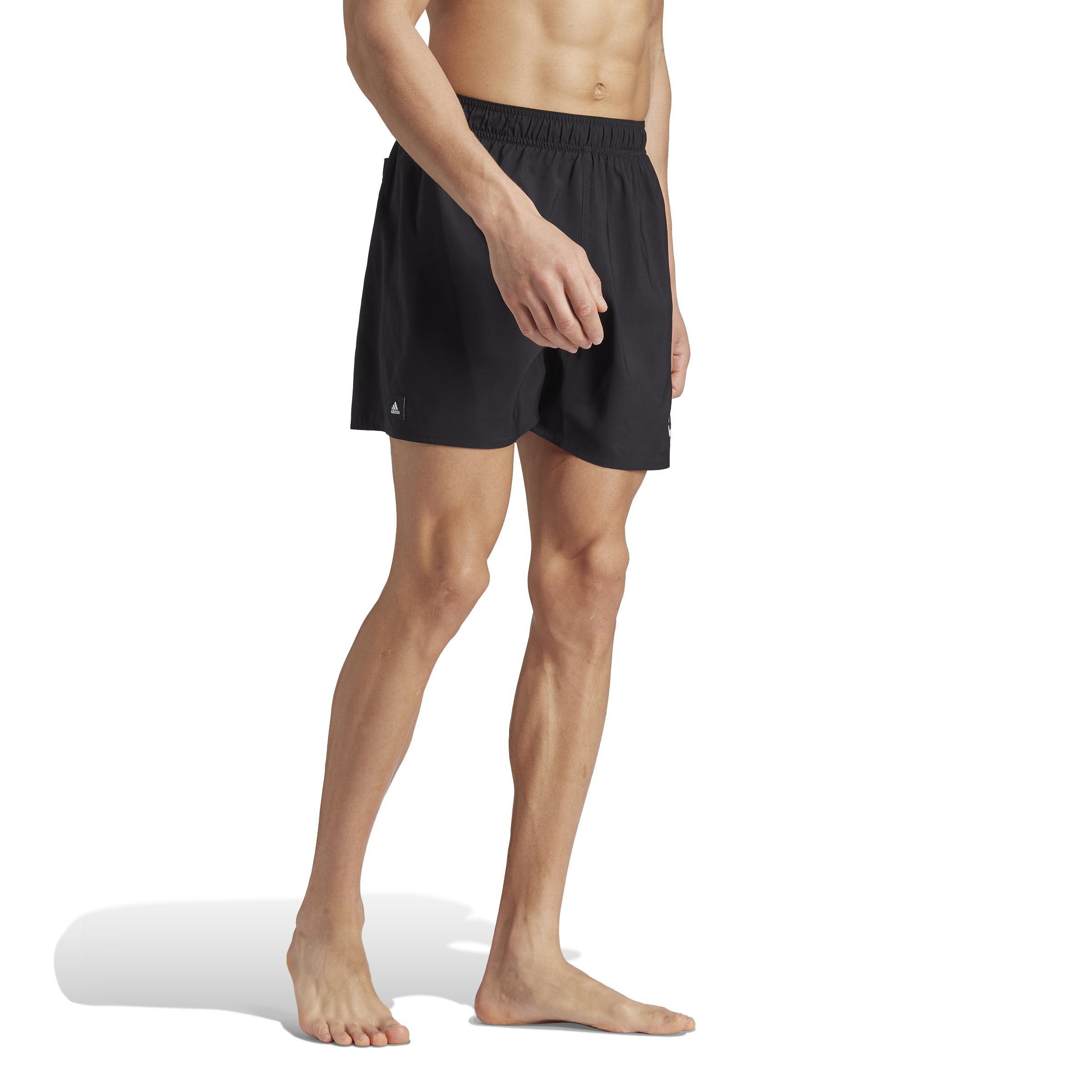 Printed Short-Length Swim Shorts, Black, A901_ONE, large image number 11