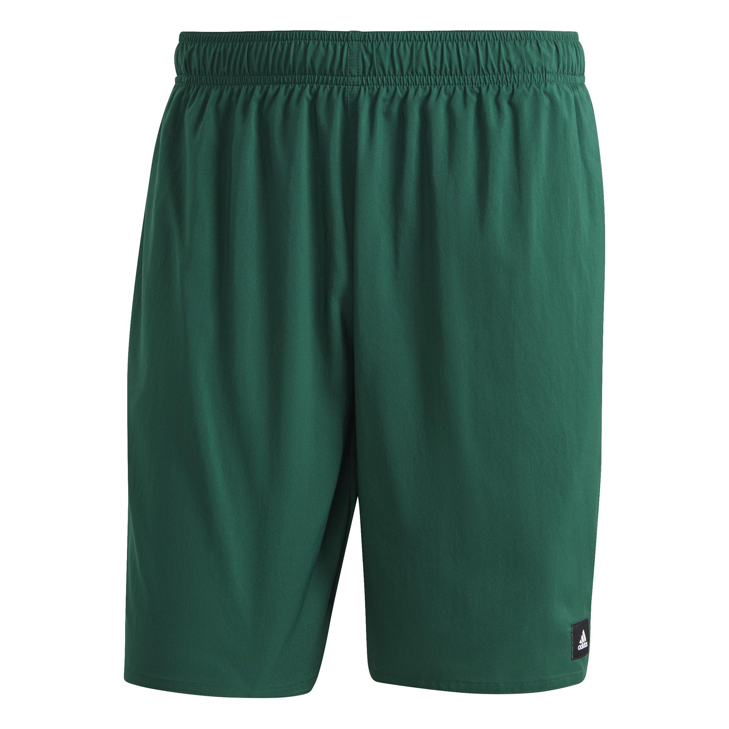 Solid Clx Classic-Length Swim Shorts, Green, A901_ONE, large image number 0