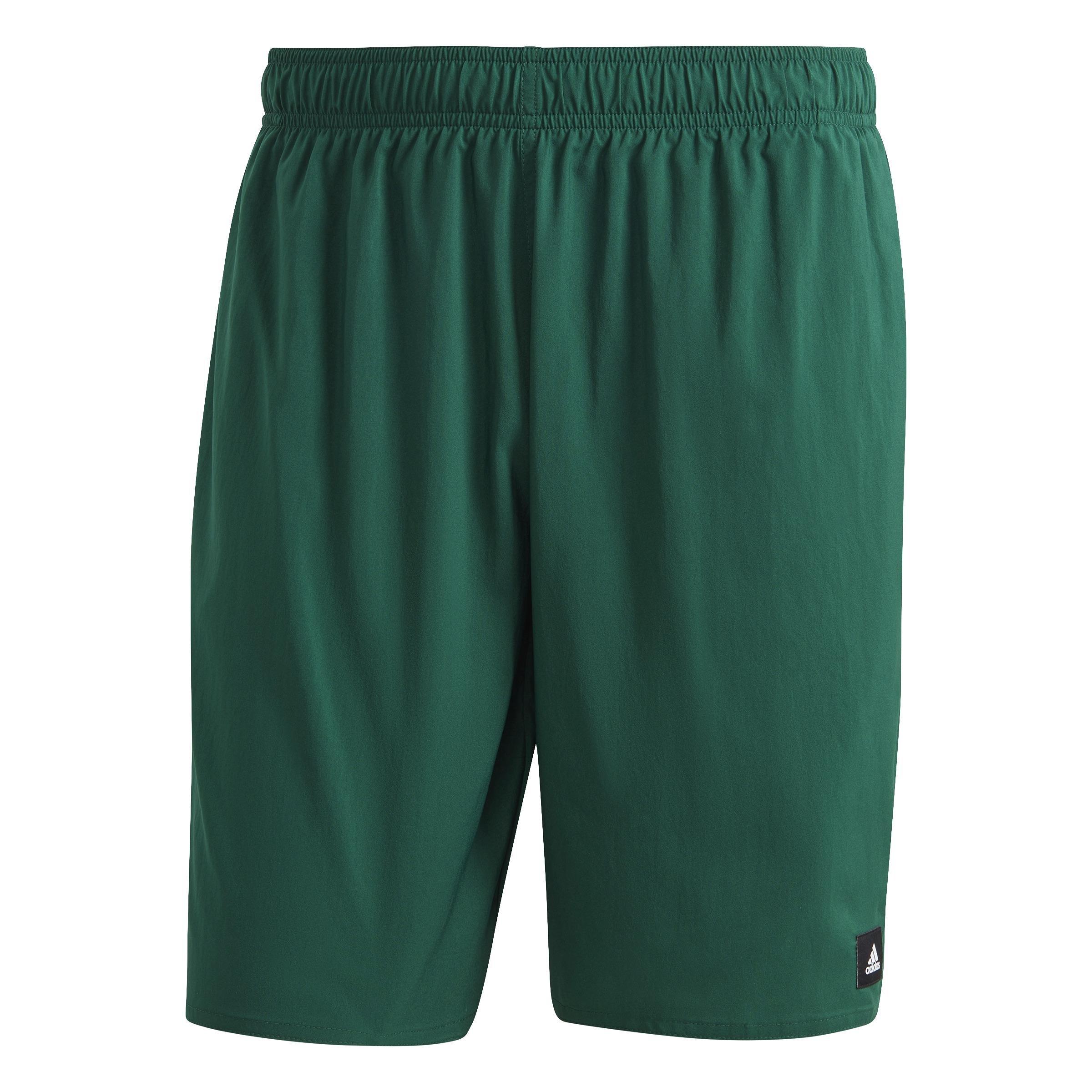 Solid Clx Classic-Length Swim Shorts, Green, A901_ONE, large image number 1