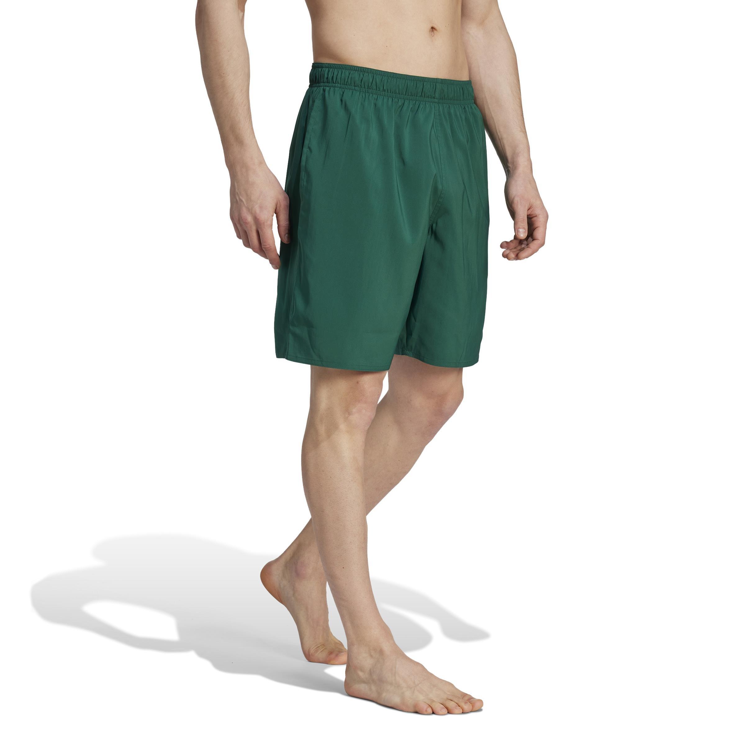 Solid Clx Classic-Length Swim Shorts, Green, A901_ONE, large image number 14