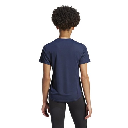 Women Own The Run T-Shirt, Blue, A901_ONE, large image number 3