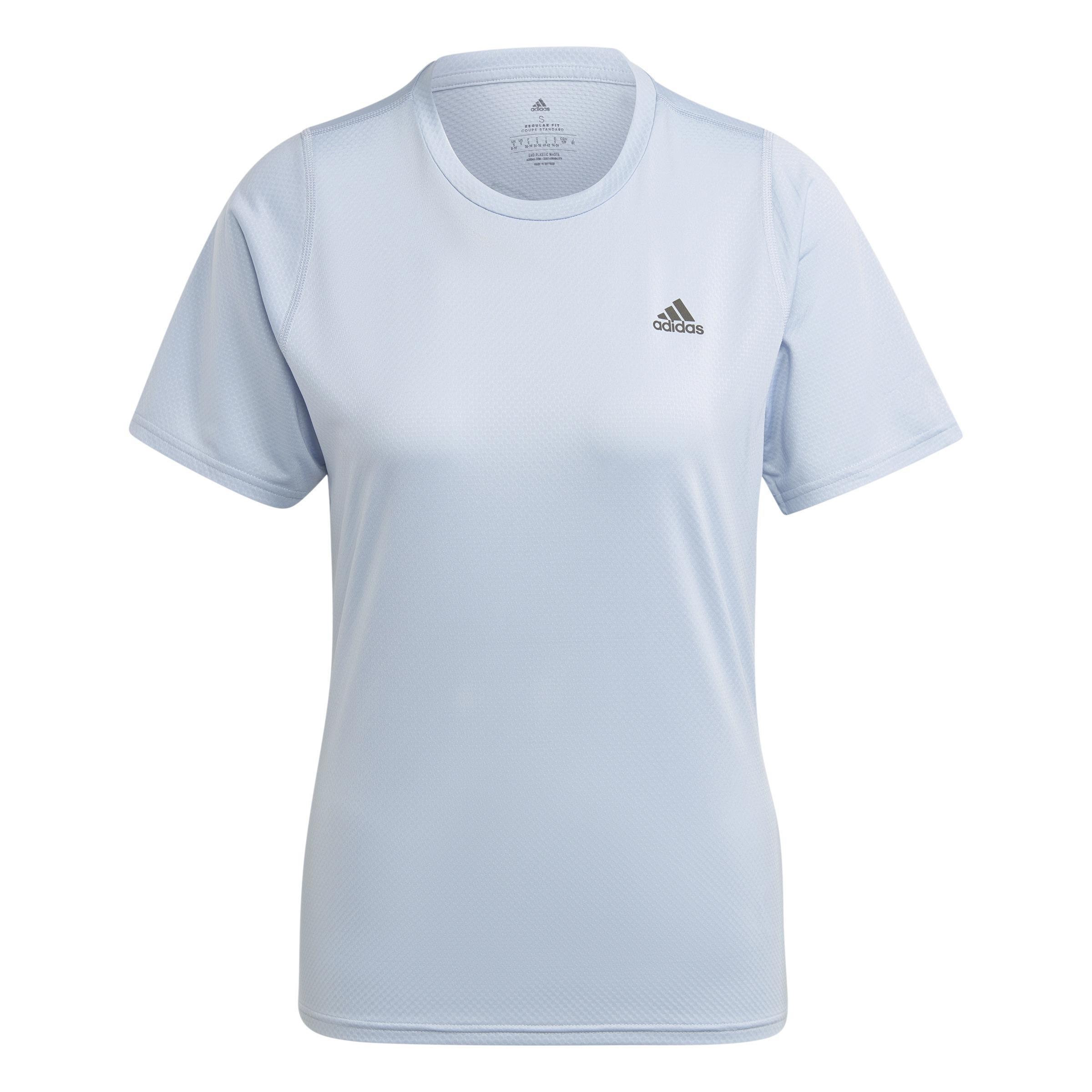 RUN ICON 3 BAR T-Shirt, Blue, A901_ONE, large image number 2