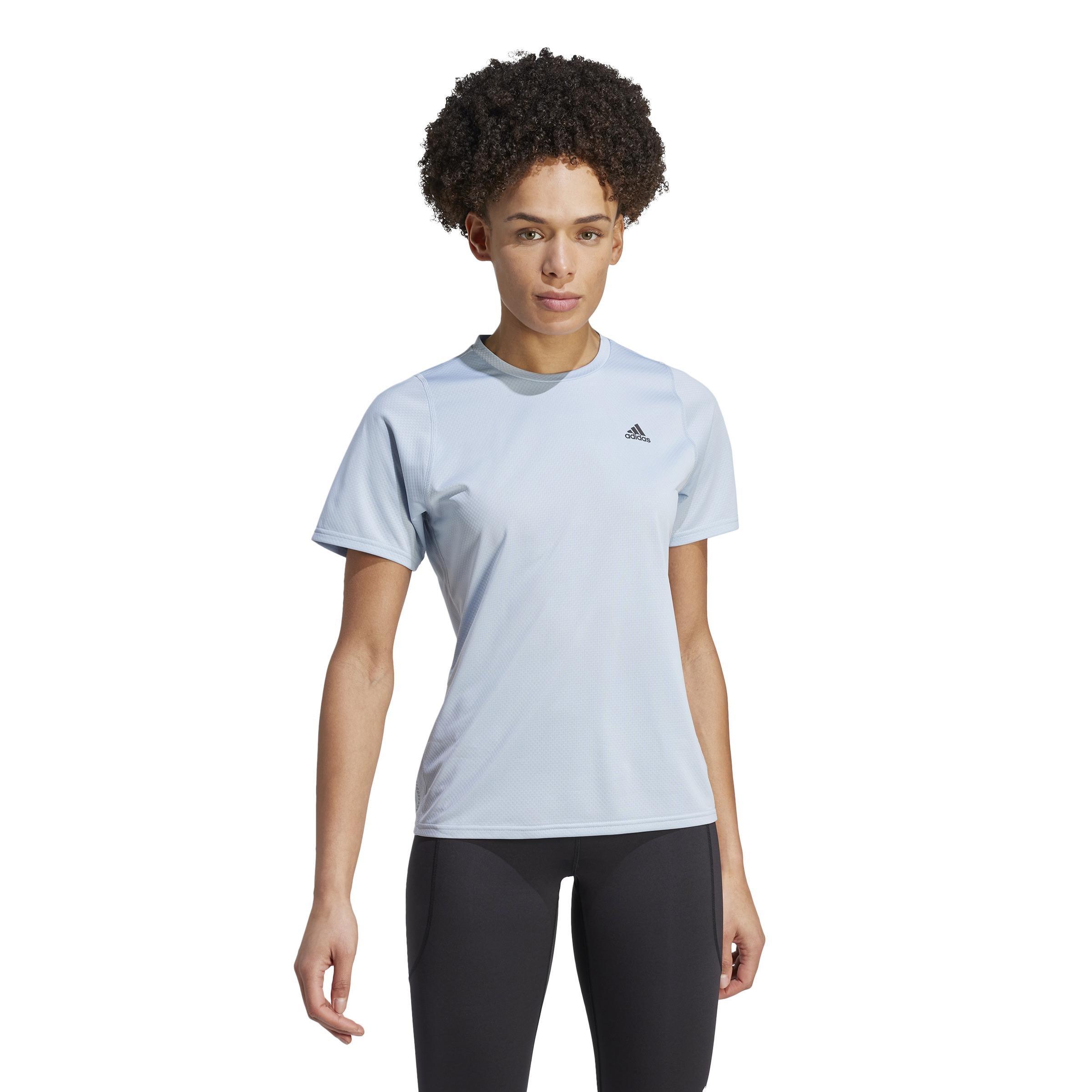 RUN ICON 3 BAR T-Shirt, Blue, A901_ONE, large image number 13