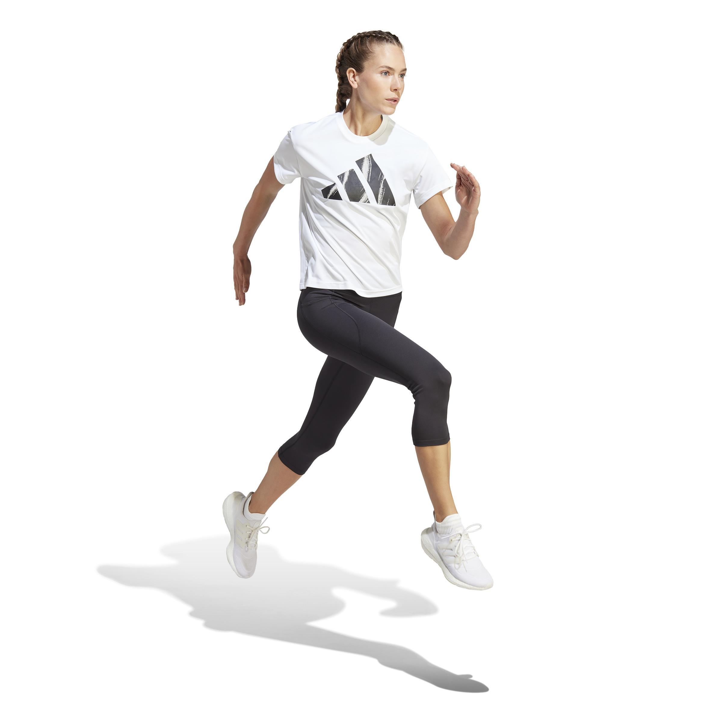 Run It Brand Love T-Shirt, White, , large image number 1