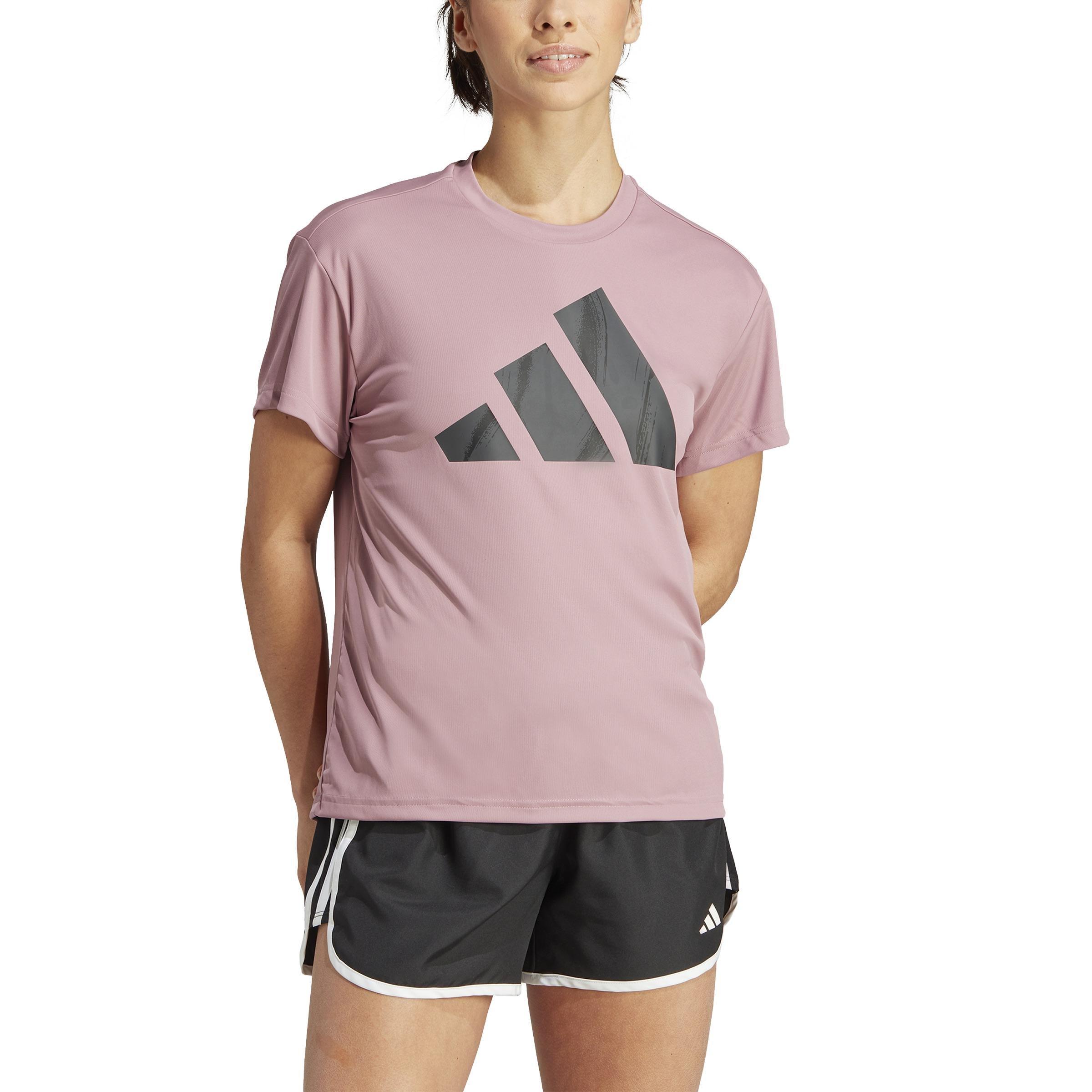 Women Run It Brand Love T-Shirt, Pink, A901_ONE, large image number 0