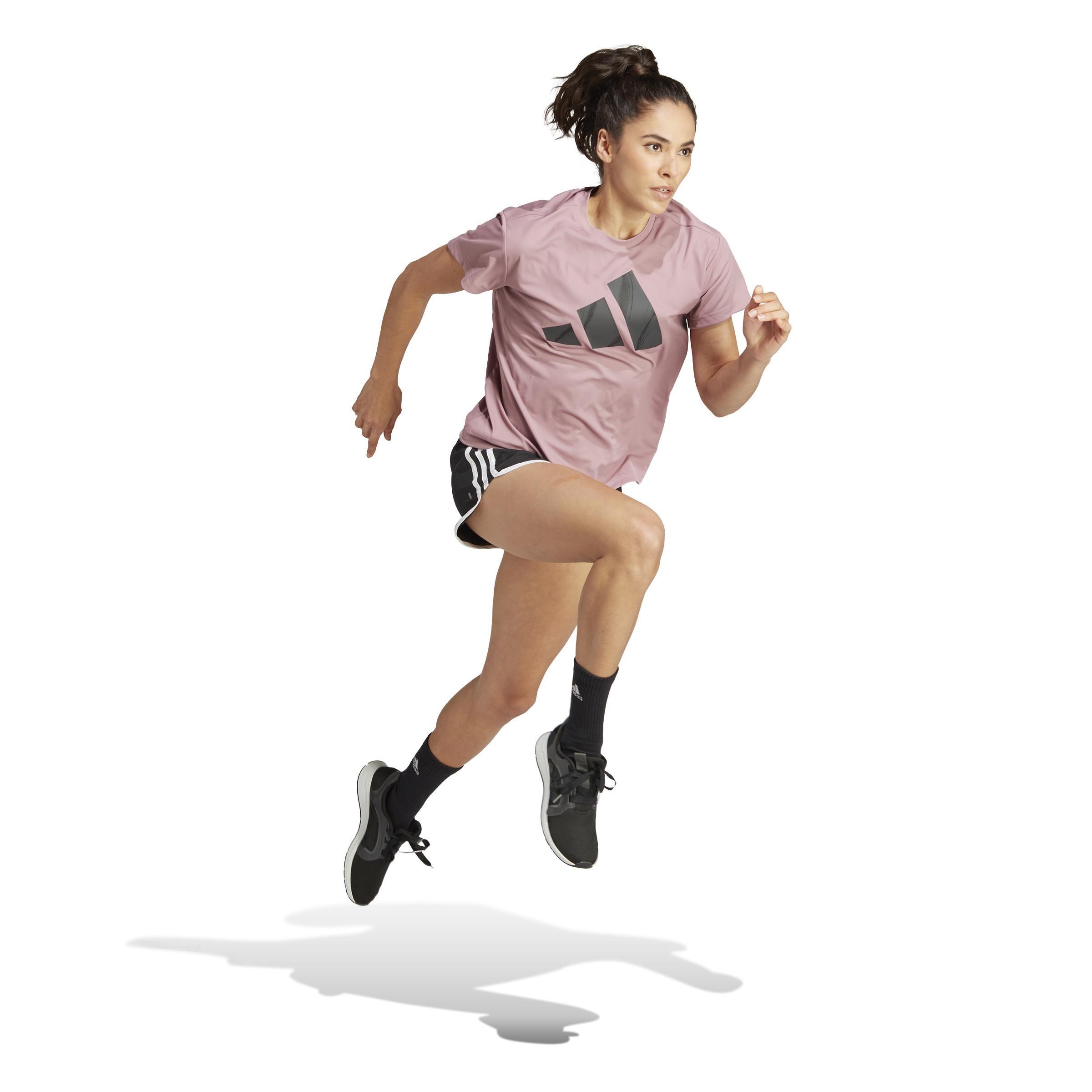 Run It Brand Love T-Shirt, Pink, , large image number 1