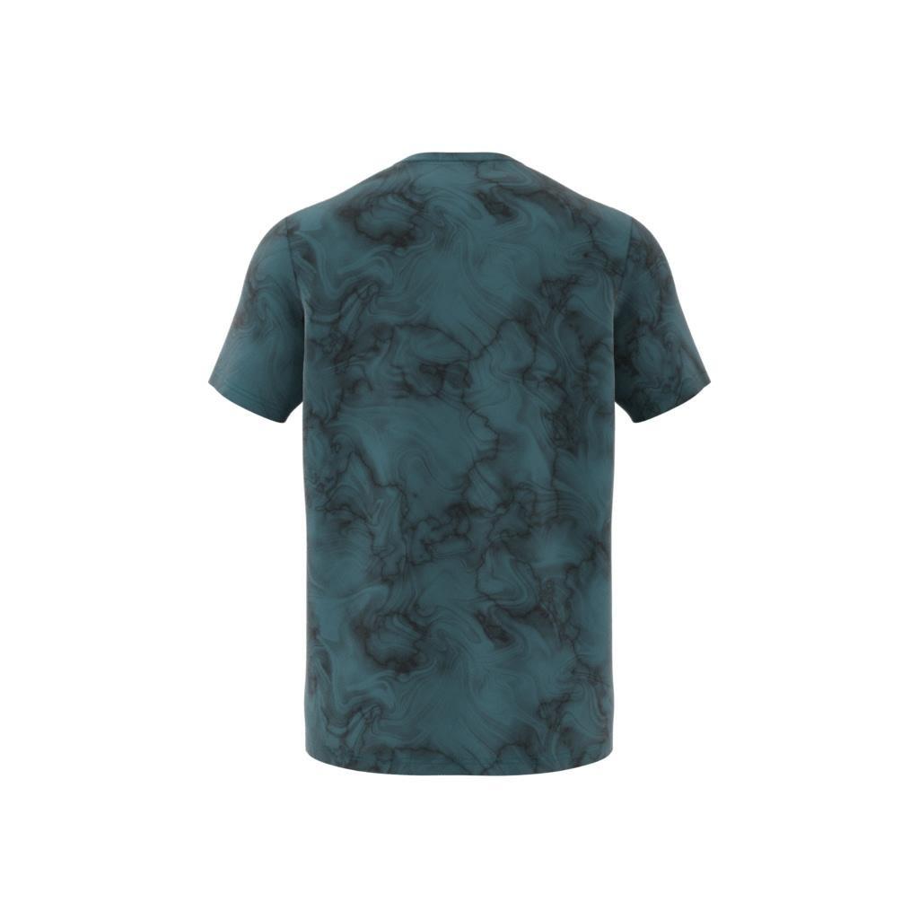 Own the Run Allover Print T-Shirt, Turquoise, A901_ONE, large image number 6