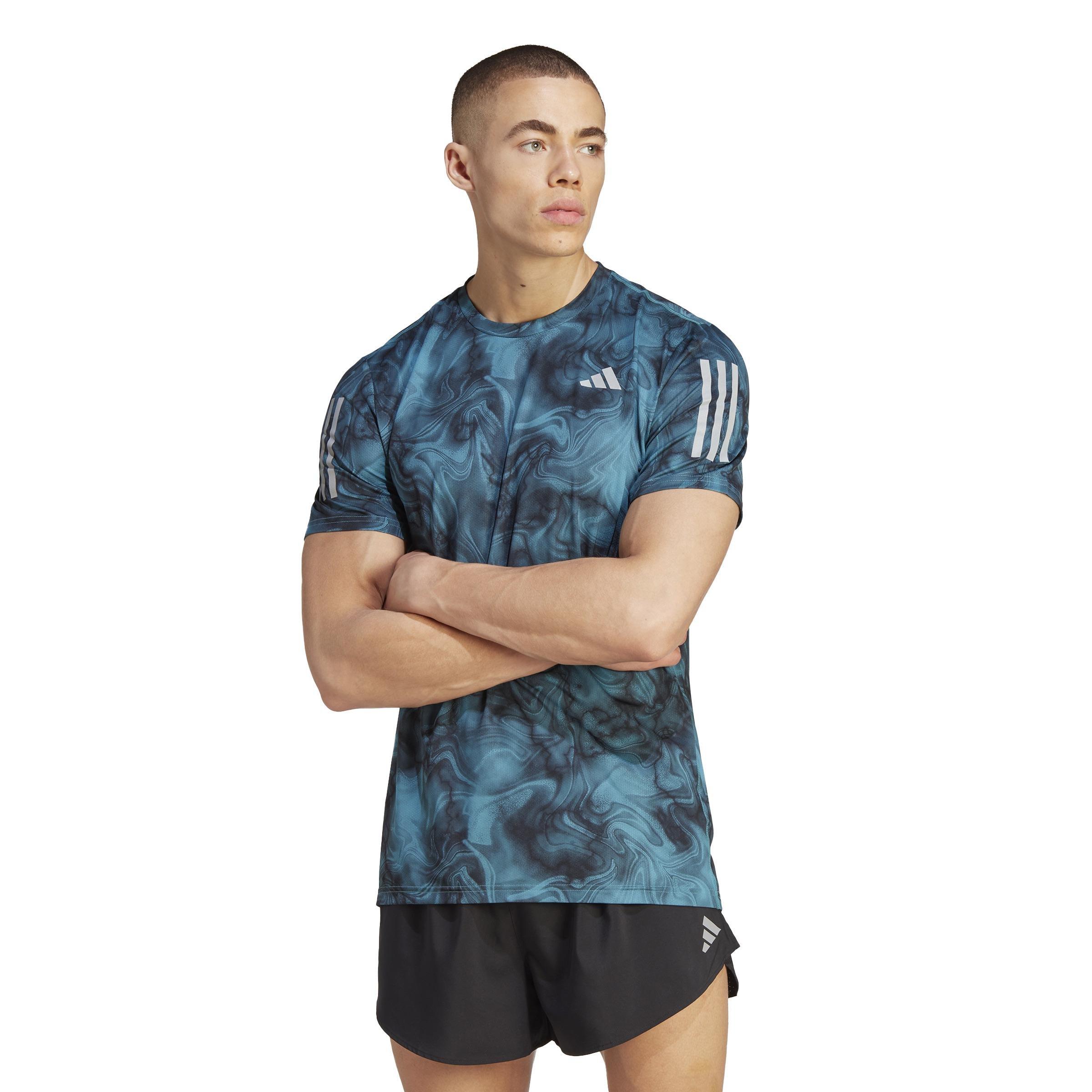 Own the Run Allover Print T-Shirt, Turquoise, , large image number 11