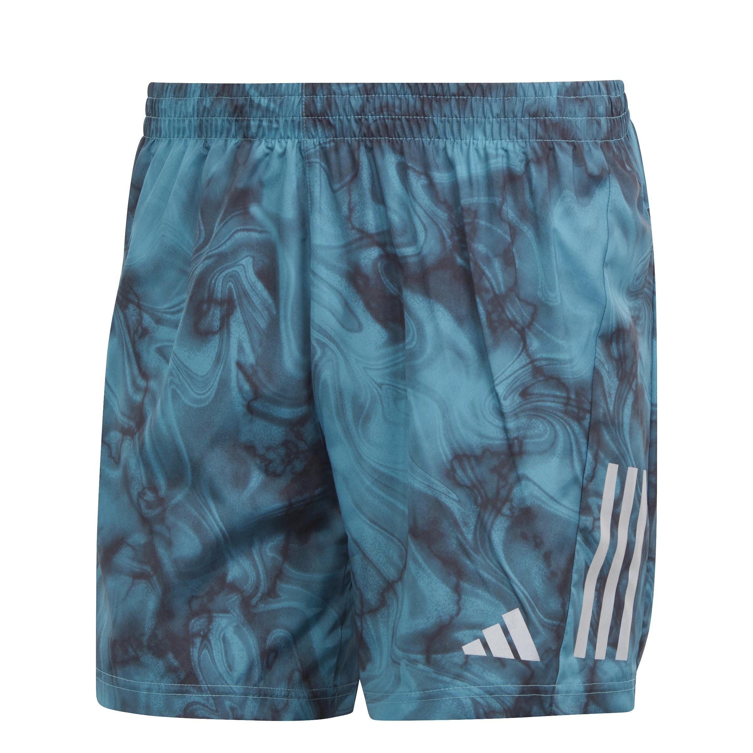 Own the Run Allover Print Shorts, Turquoise, A901_ONE, large image number 0