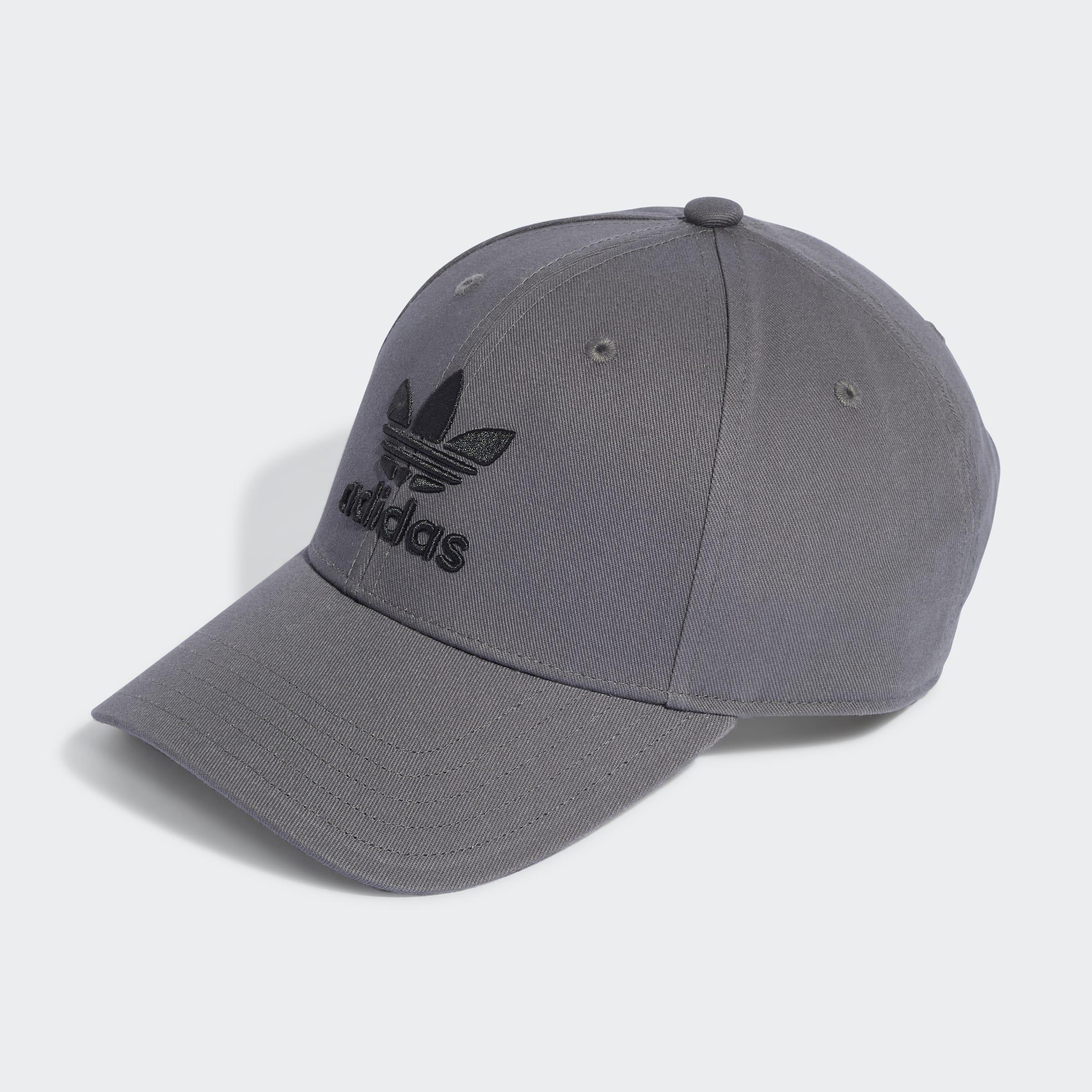 Unisex Trefoil Baseball Cap, Grey, A901_ONE, medium