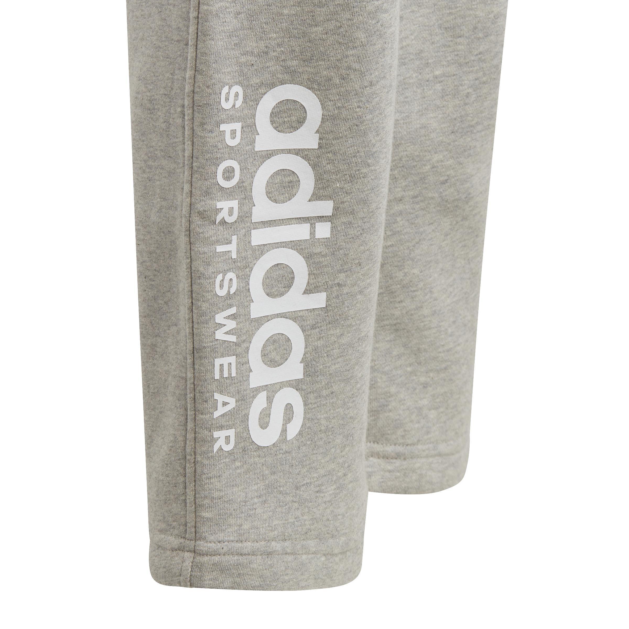 Unisex Kids Fleece Joggers, Grey, A901_ONE, large image number 4