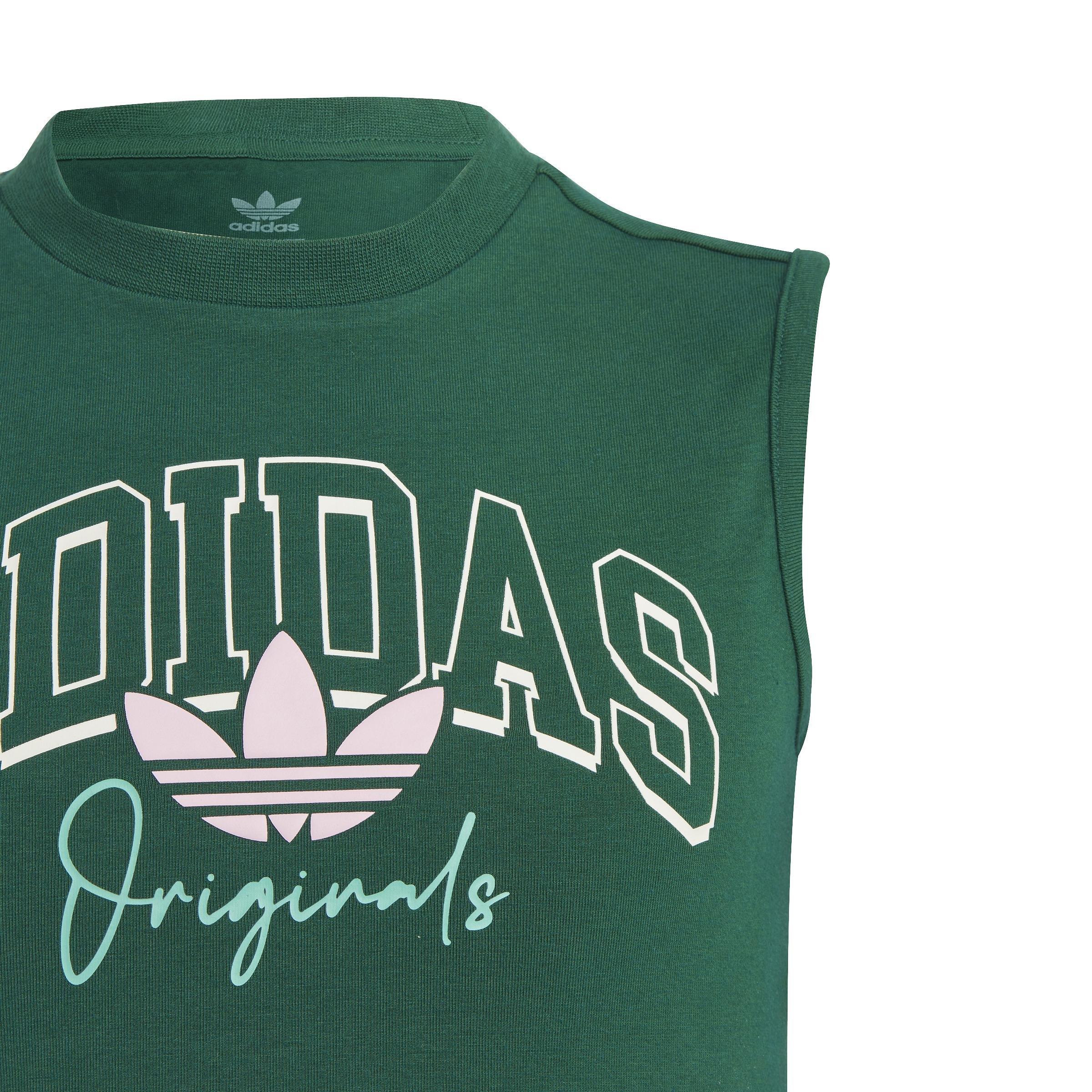 Kids Girls Collegiate Graphic Pack Crop Top, Green, A901_ONE, large image number 4