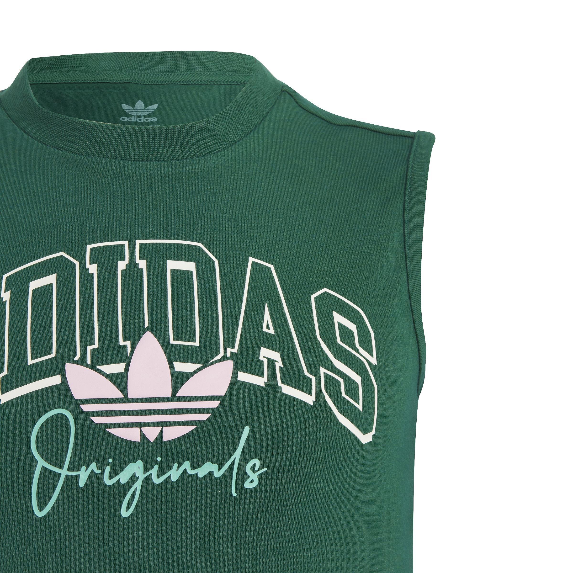Kids Collegiate Graphic Pack Crop Top, Green, A901_ONE, large image number 4