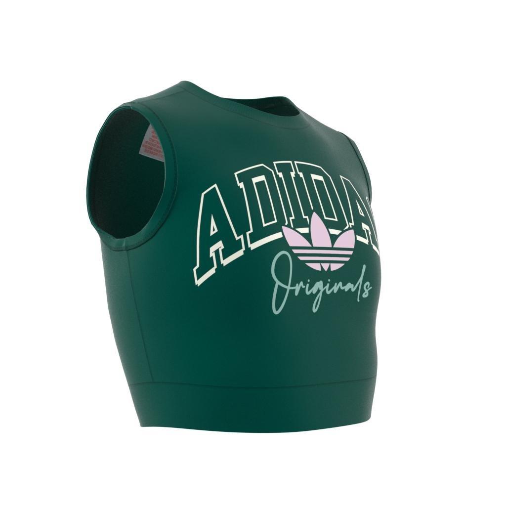 Kids Collegiate Graphic Pack Crop Top, Green, , large image number 7