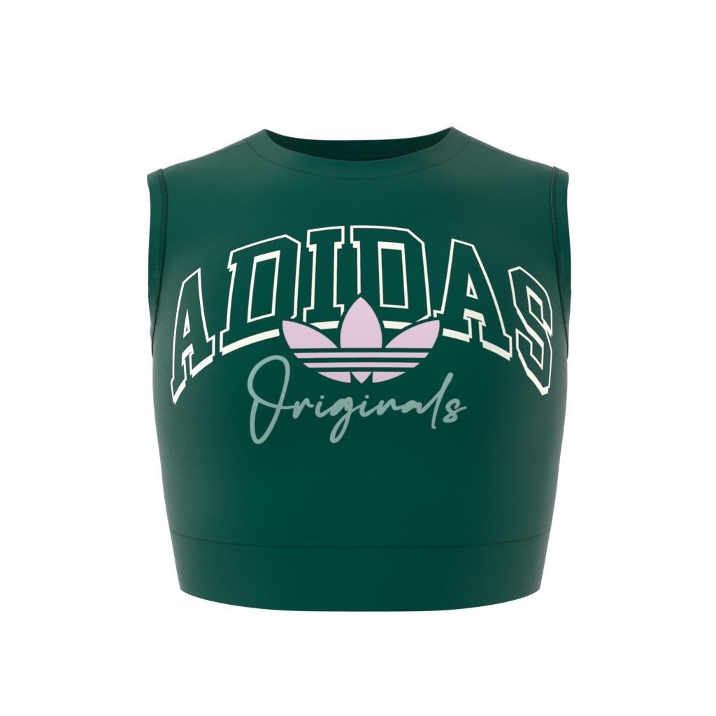 Kids Collegiate Graphic Pack Crop Top, Green, , large image number 9