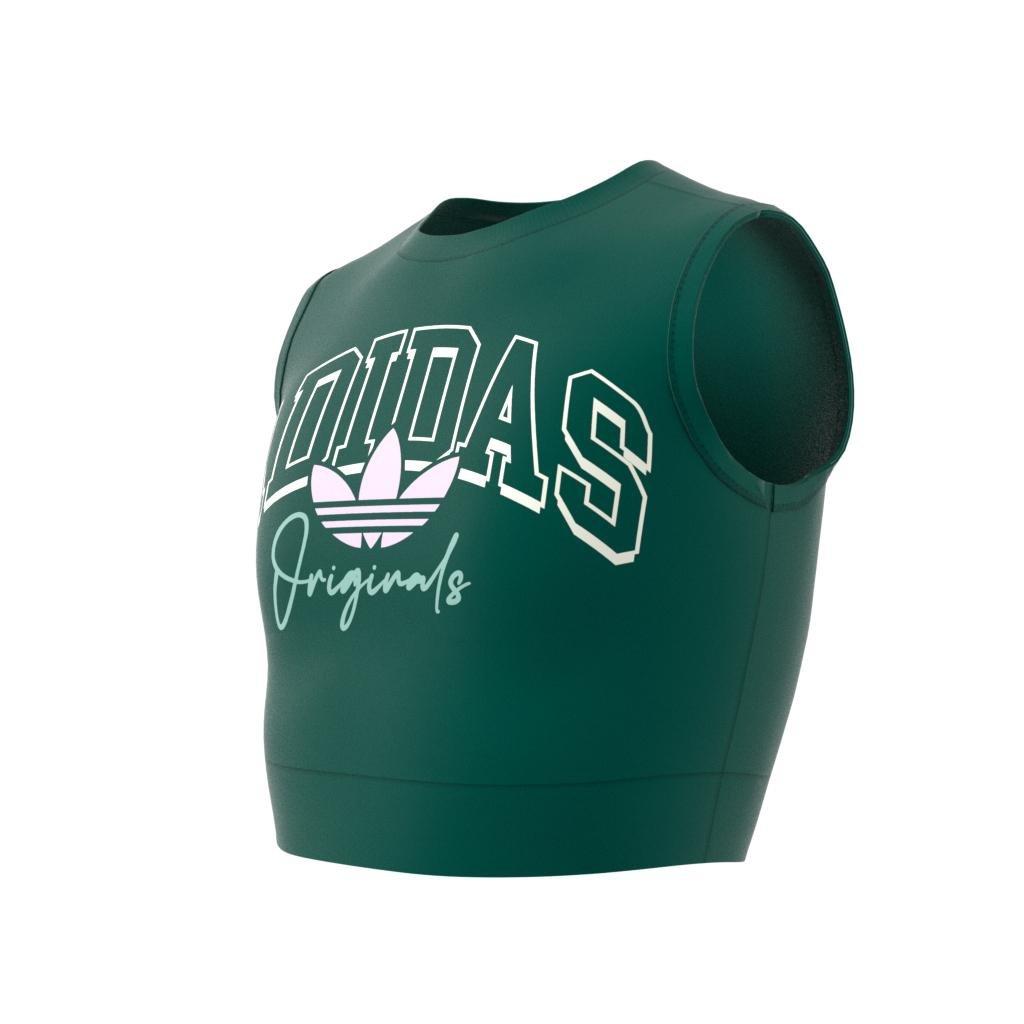 Kids Collegiate Graphic Pack Crop Top, Green, , large image number 12