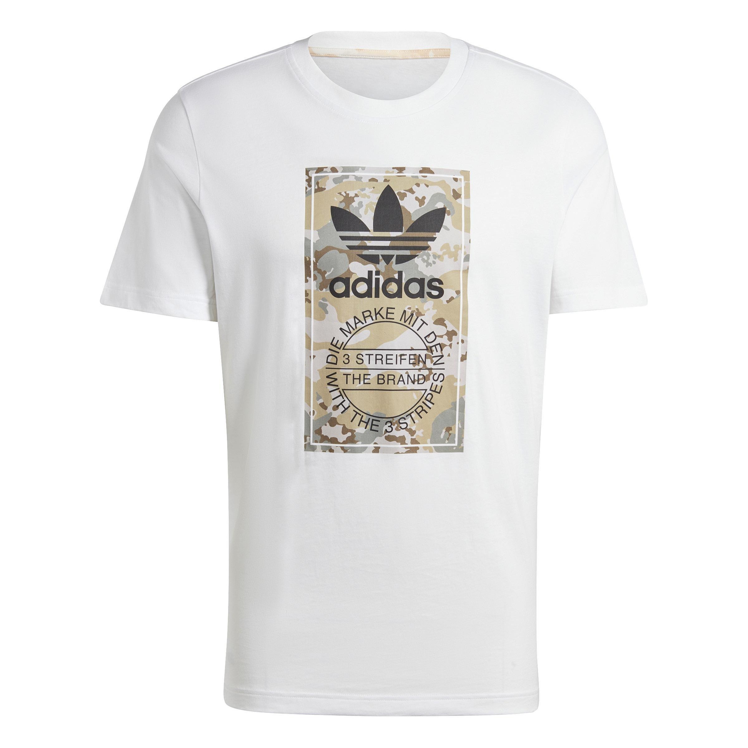 Graphics Camo Tongue Label T-Shirt, White, A901_ONE, large image number 6