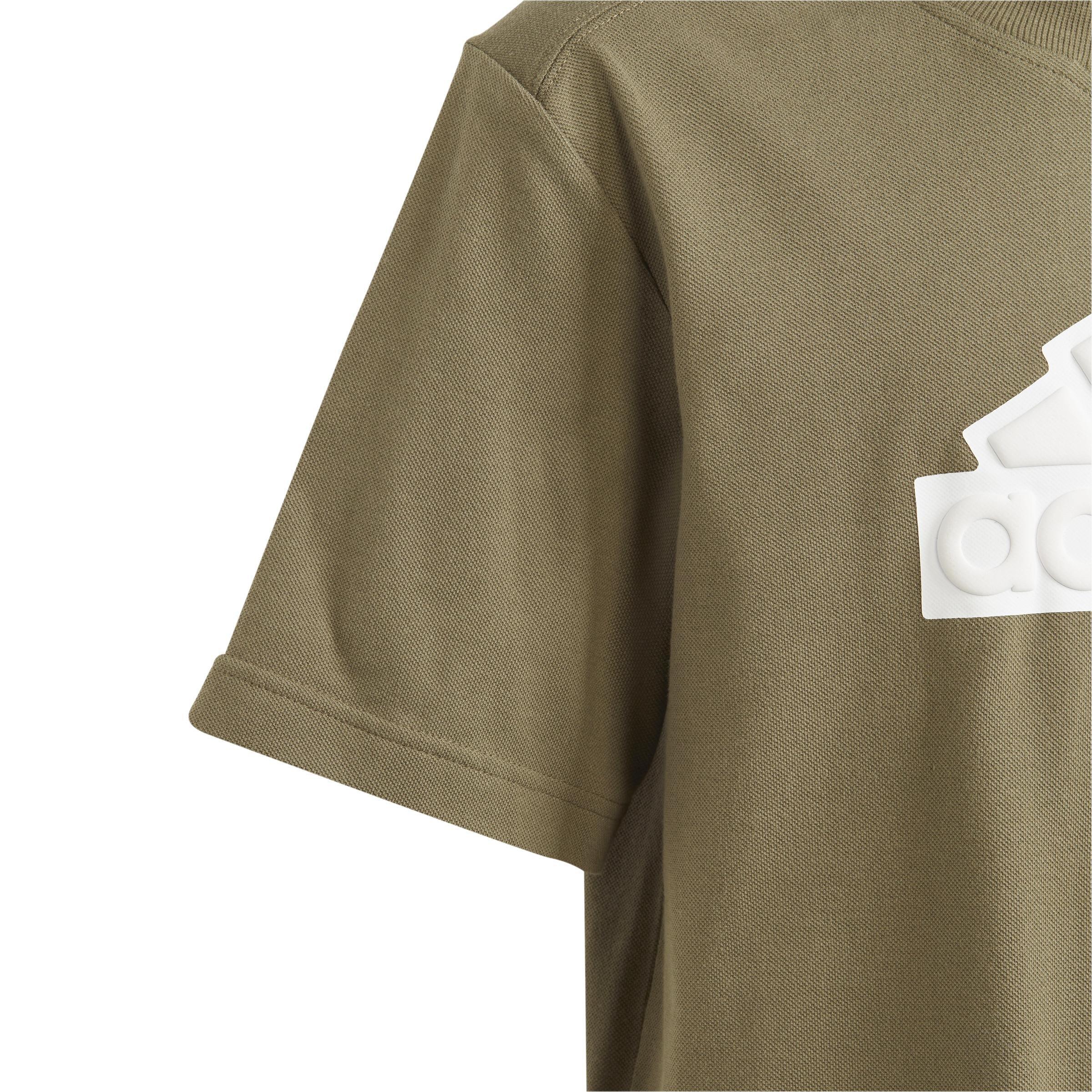 Unisex Kids Future Icons Logo Piqué T-Shirt, Green, , large image number 5