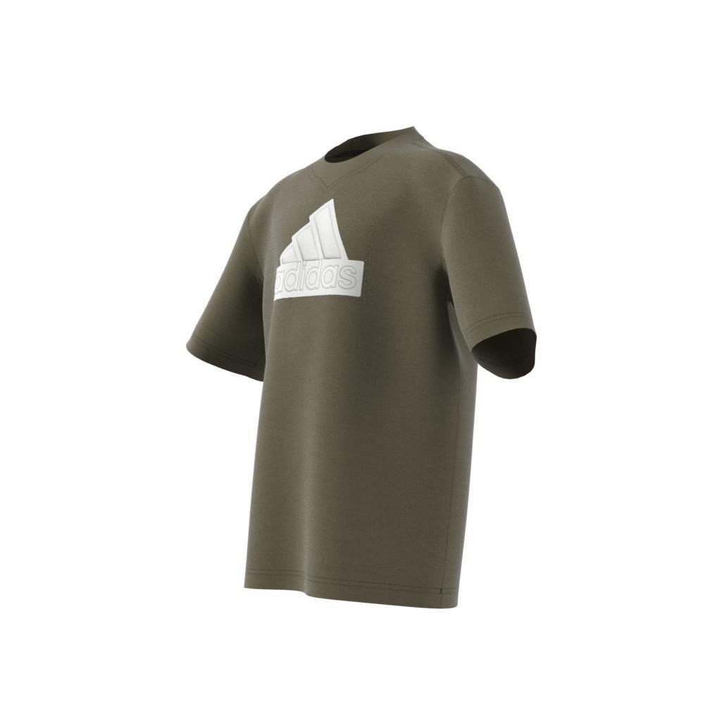 Unisex Kids Future Icons Logo Piqué T-Shirt, Green, , large image number 10