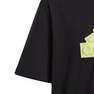 Kids Unisex Future Icons Logo Piqué T-Shirt, Black, A901_ONE, thumbnail image number 4