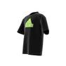 Kids Unisex Future Icons Logo Piqué T-Shirt, Black, A901_ONE, thumbnail image number 9