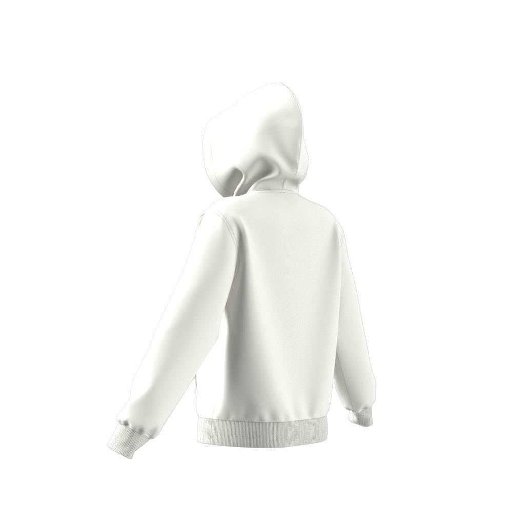 Flower Embroidery Hoodie, White, , large image number 14